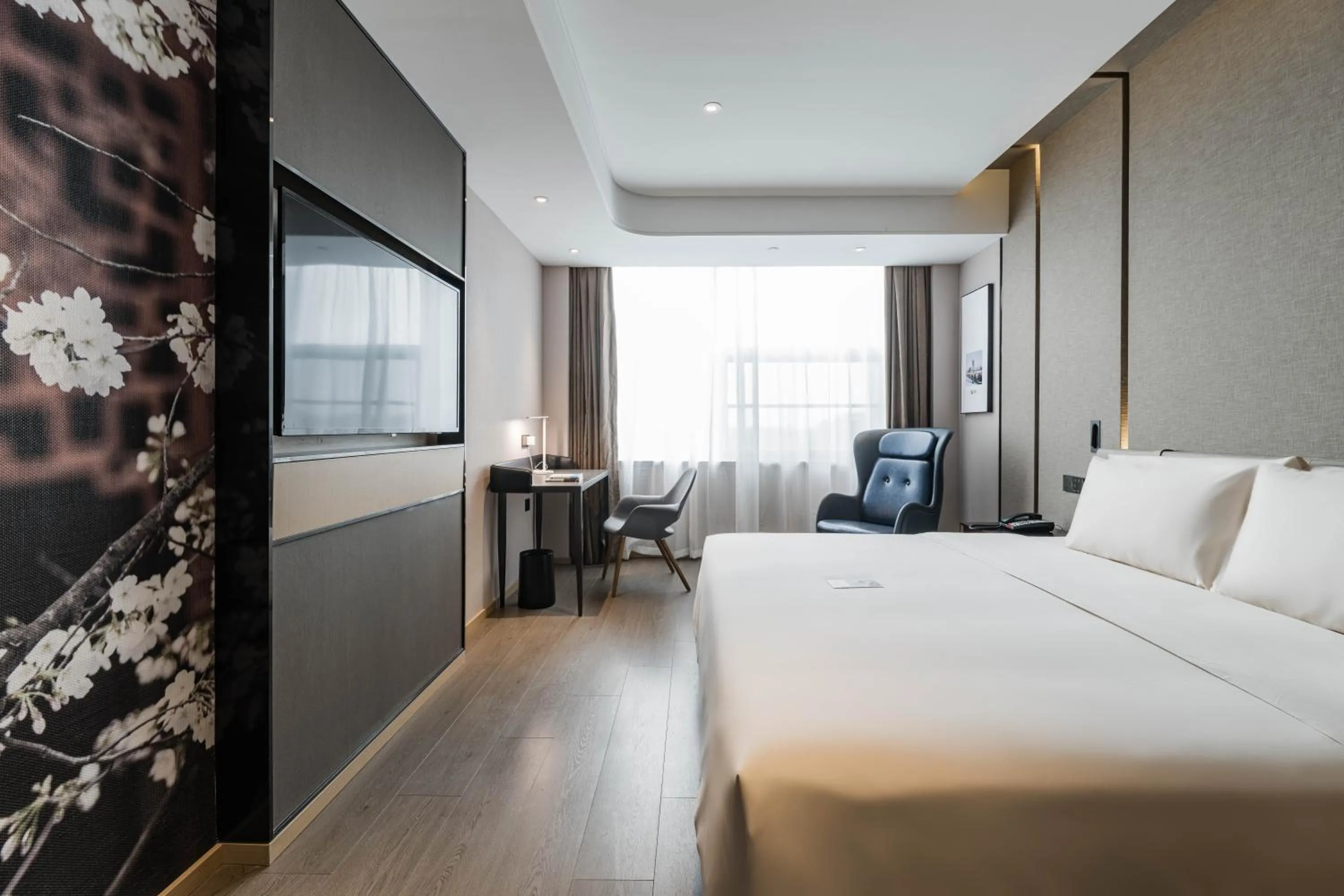 Bed in Atour Hotel Industrial Park Dongsha Lake