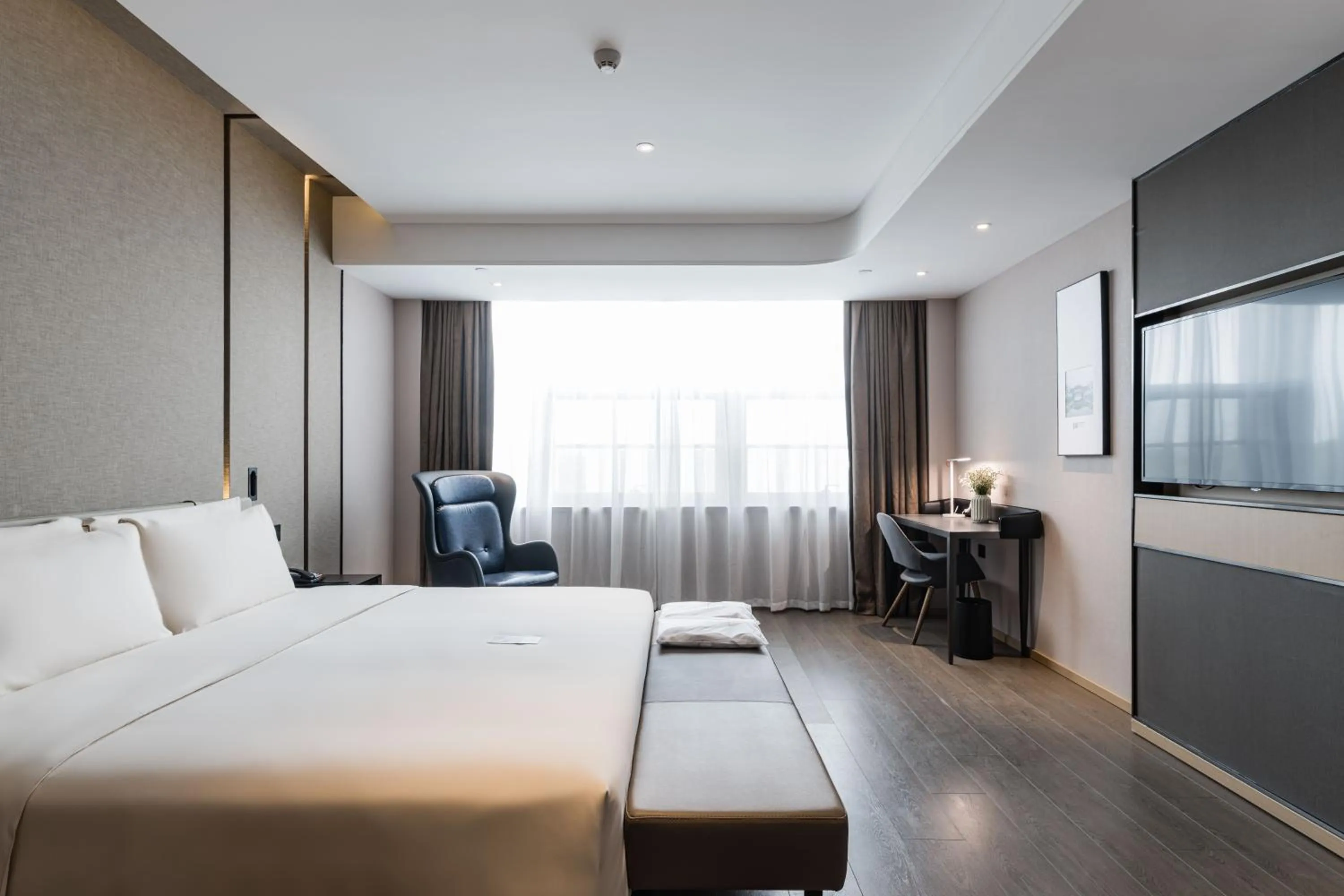 Bed in Atour Hotel Industrial Park Dongsha Lake