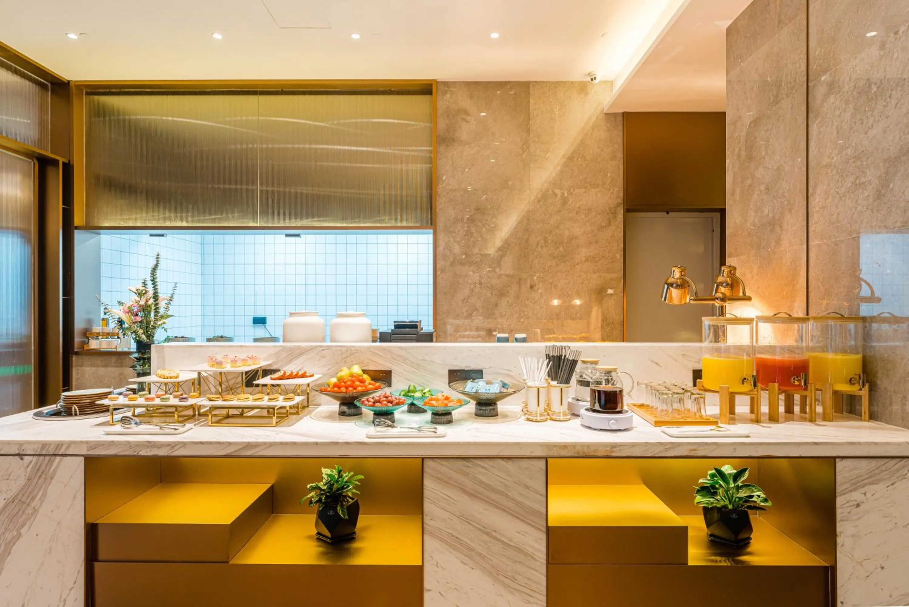 Buffet breakfast in Atour Hotel Suzhou Mudu Ancient Town