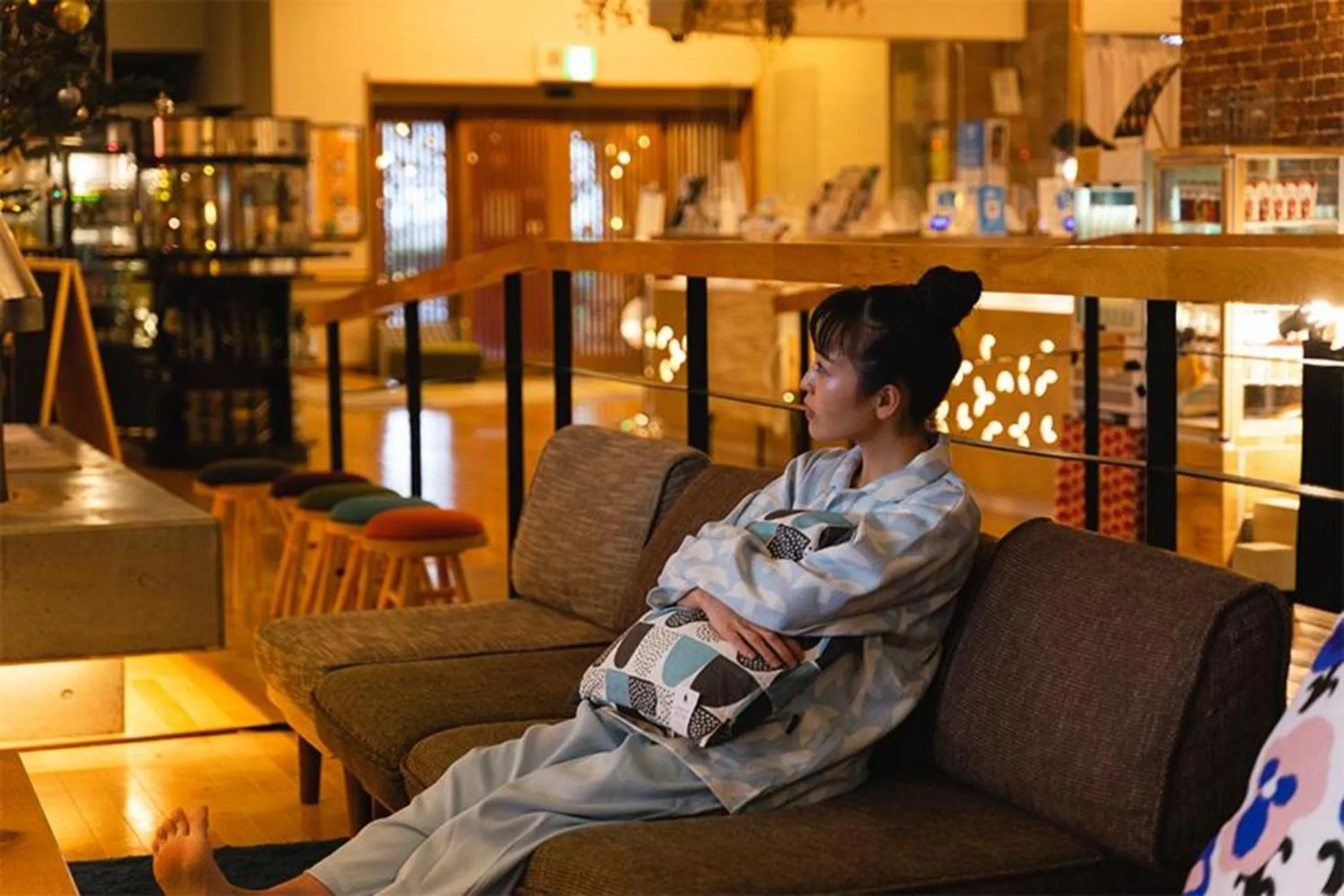 Lounge or bar in Ofuro Cafe Utatane