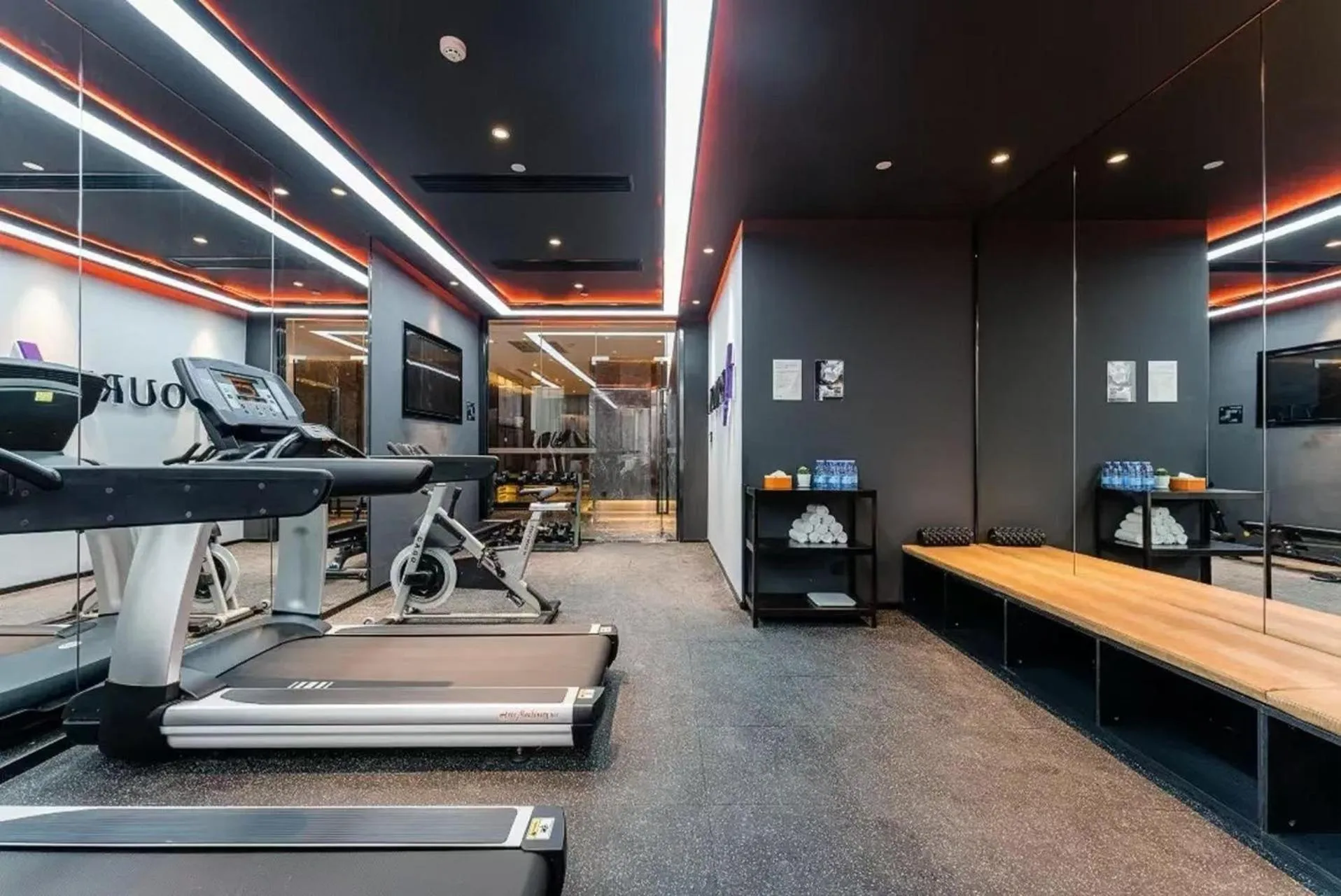 Fitness centre/facilities in Atour Hotel West Lake Science Park