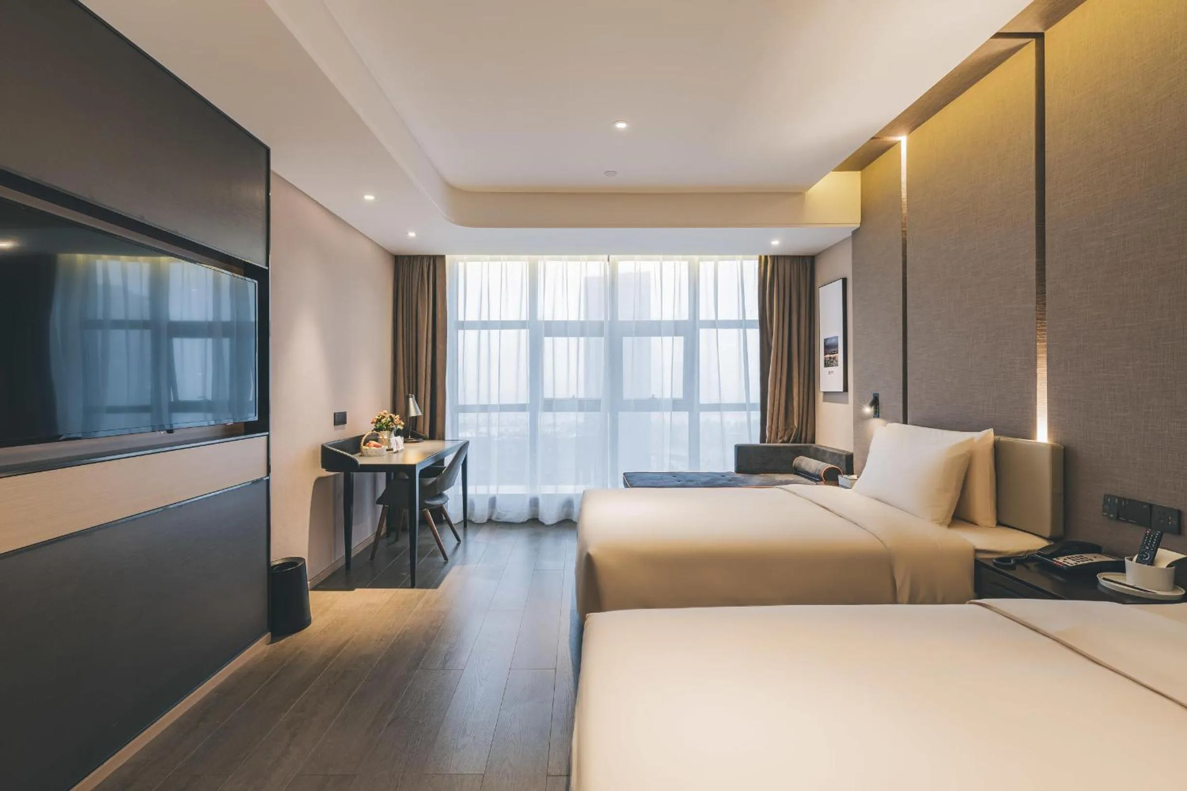 Bed in Atour Hotel Shaoxing Shangyu E-Travel Town