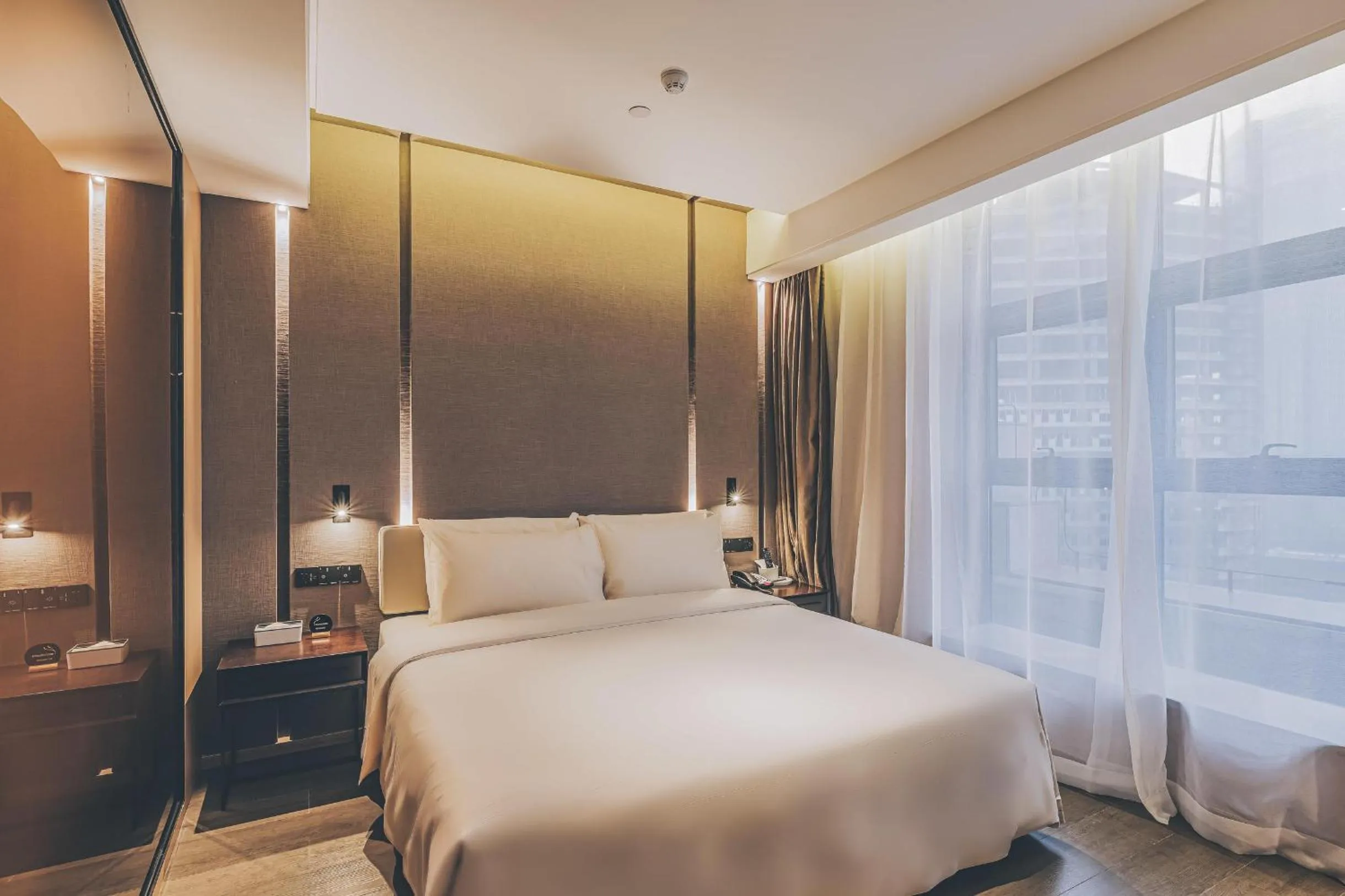 Bed in Atour Hotel Shaoxing Shangyu E-Travel Town