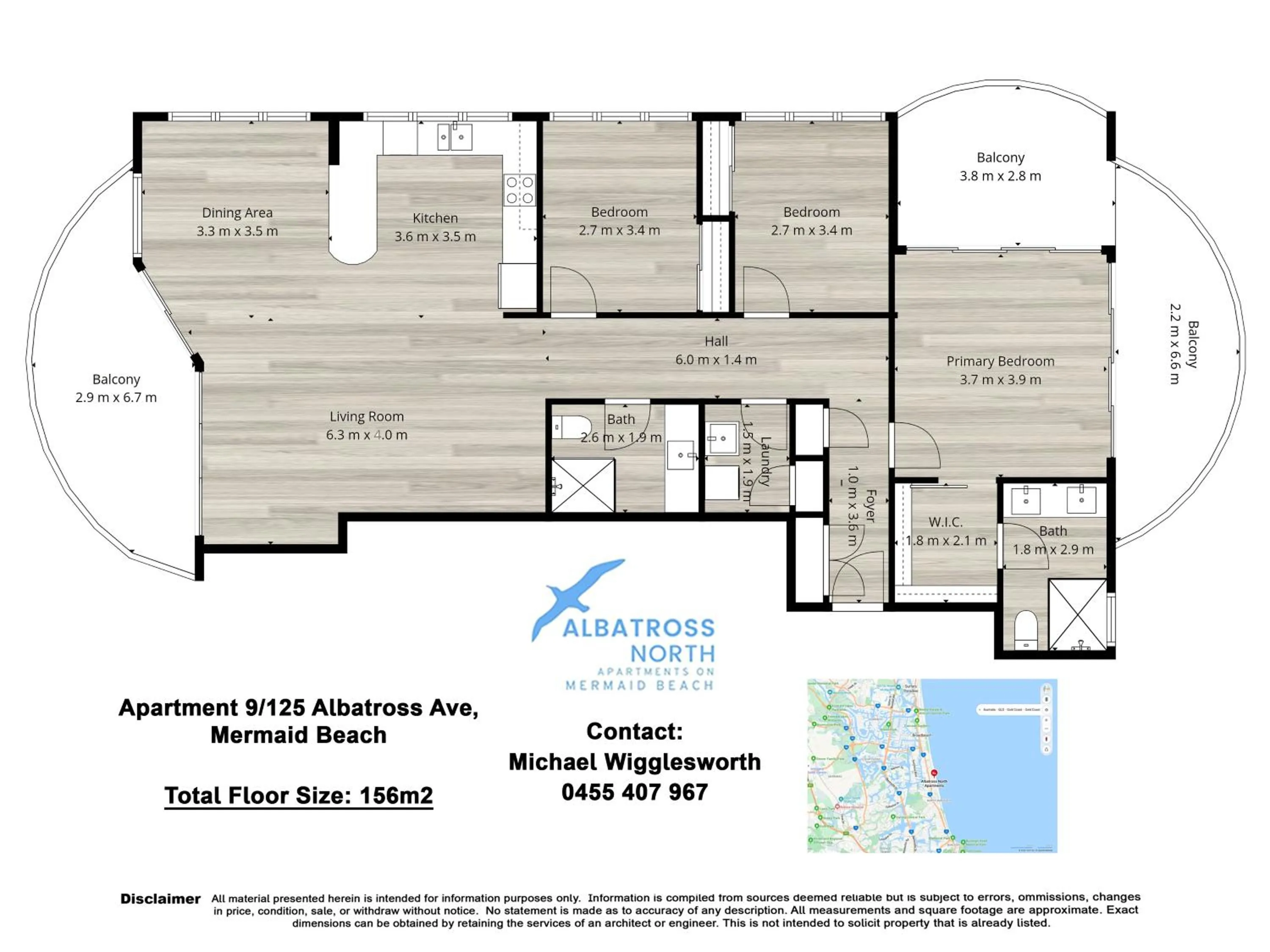 Floor plan in Albatross North Apartments
