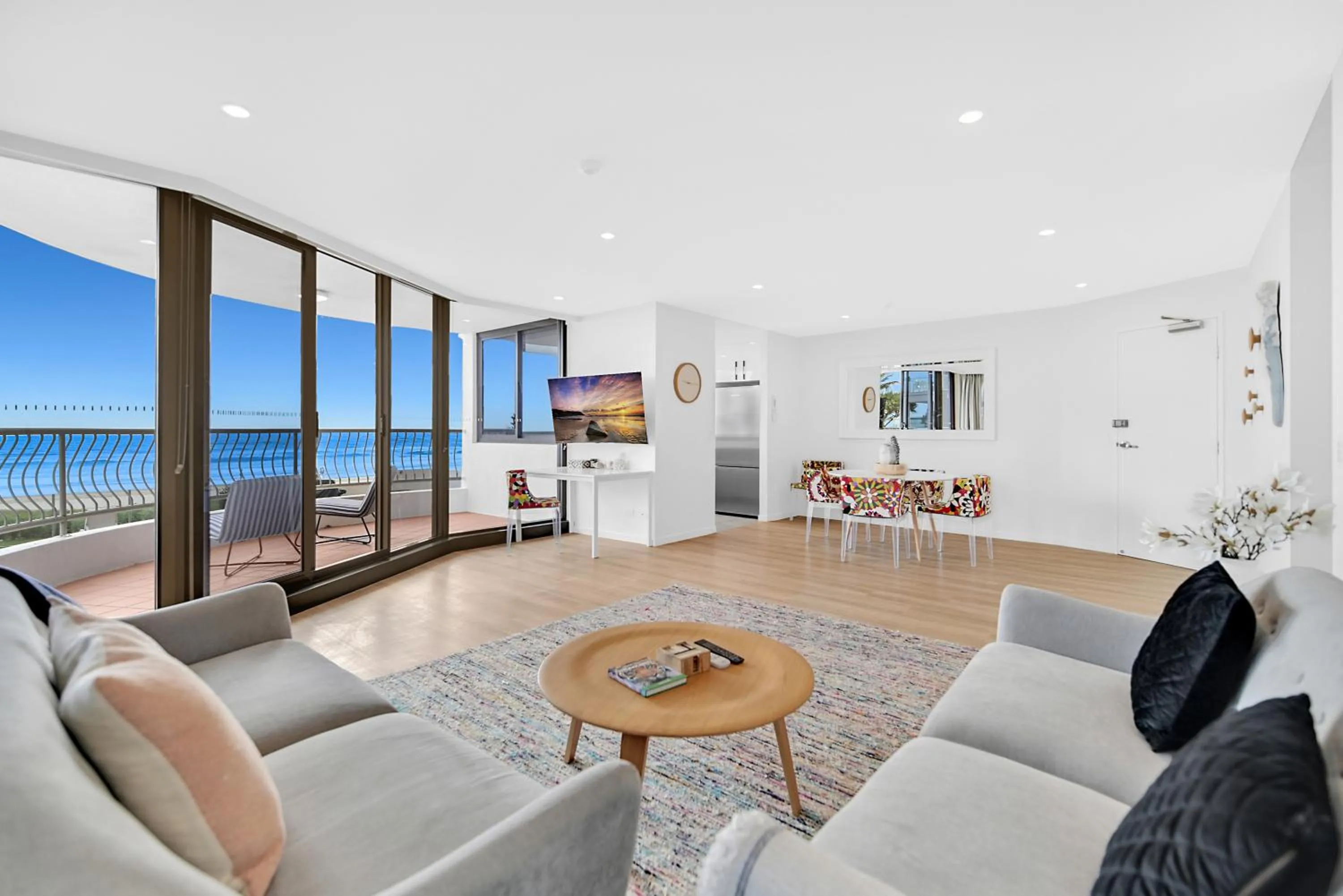 Living room in Albatross North Apartments