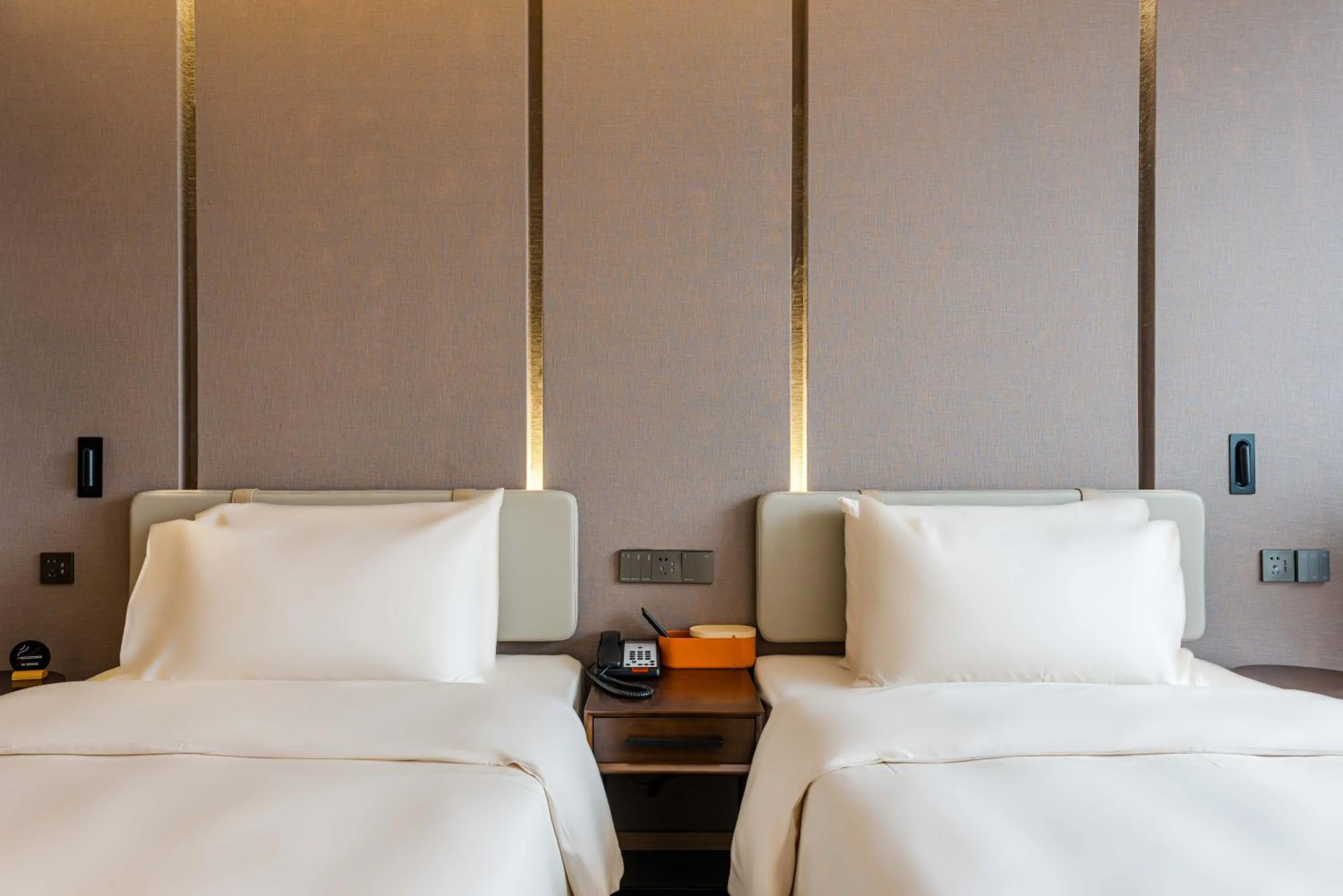 Bed in Atour Hotel Shengzhou