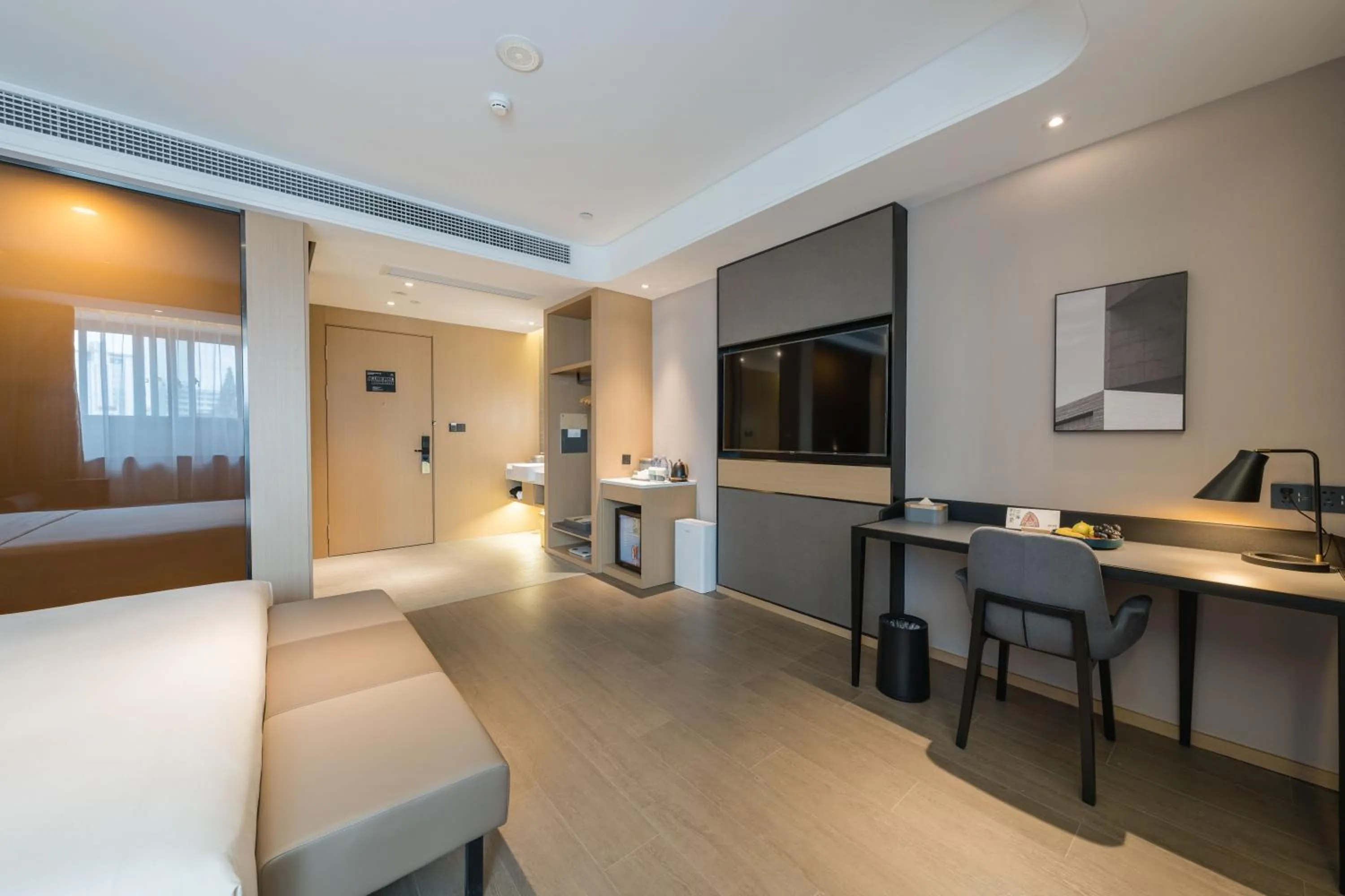 Photo of the whole room, Bed in Atour Hotel Quzhou Nankong