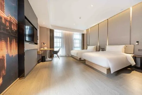 Bed in Atour Hotel Xiamen Jimei Lake Business Center