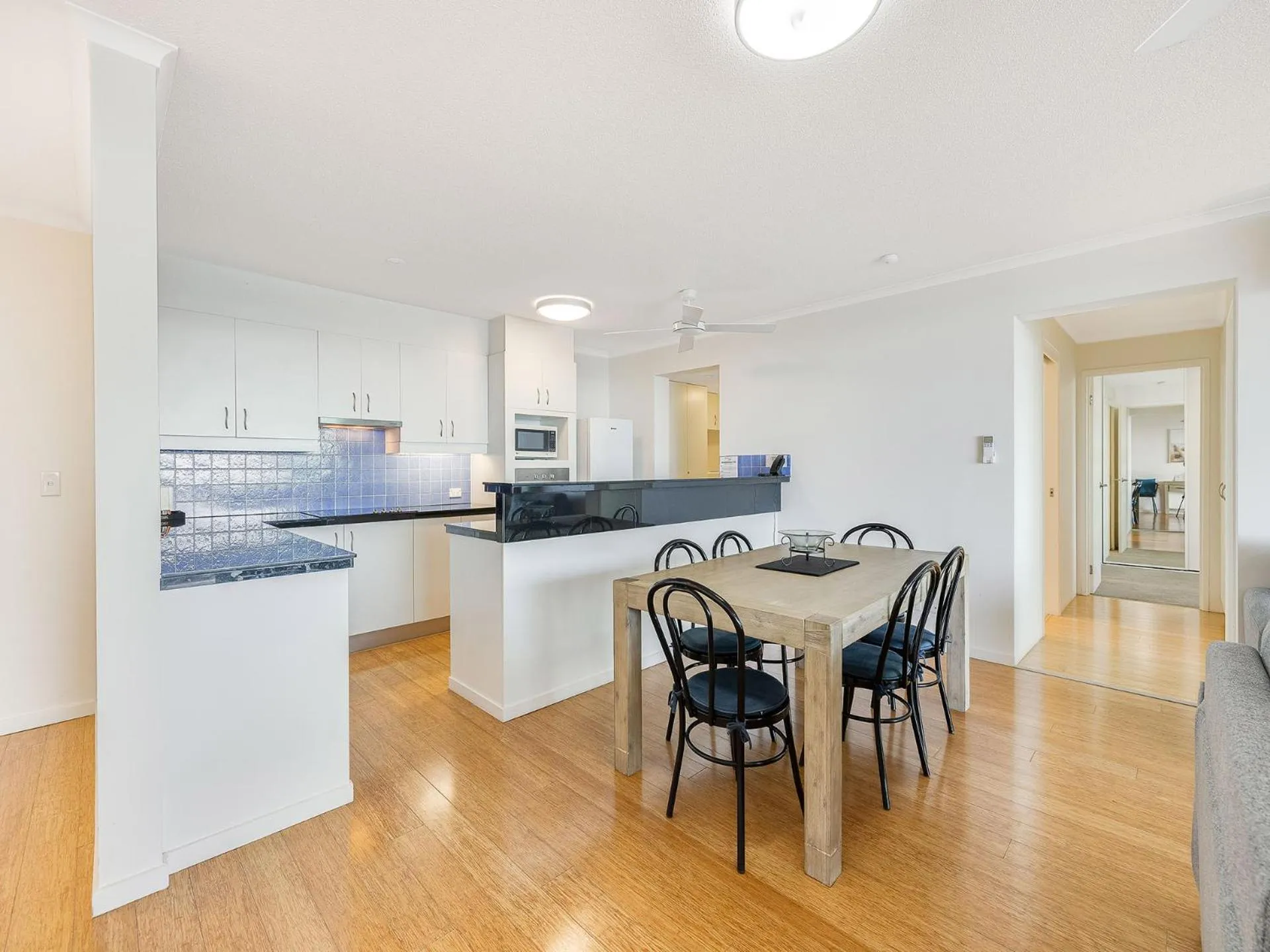 Dining area in Chateau Royale Beach Resort Maroochydore Sunshine Coast