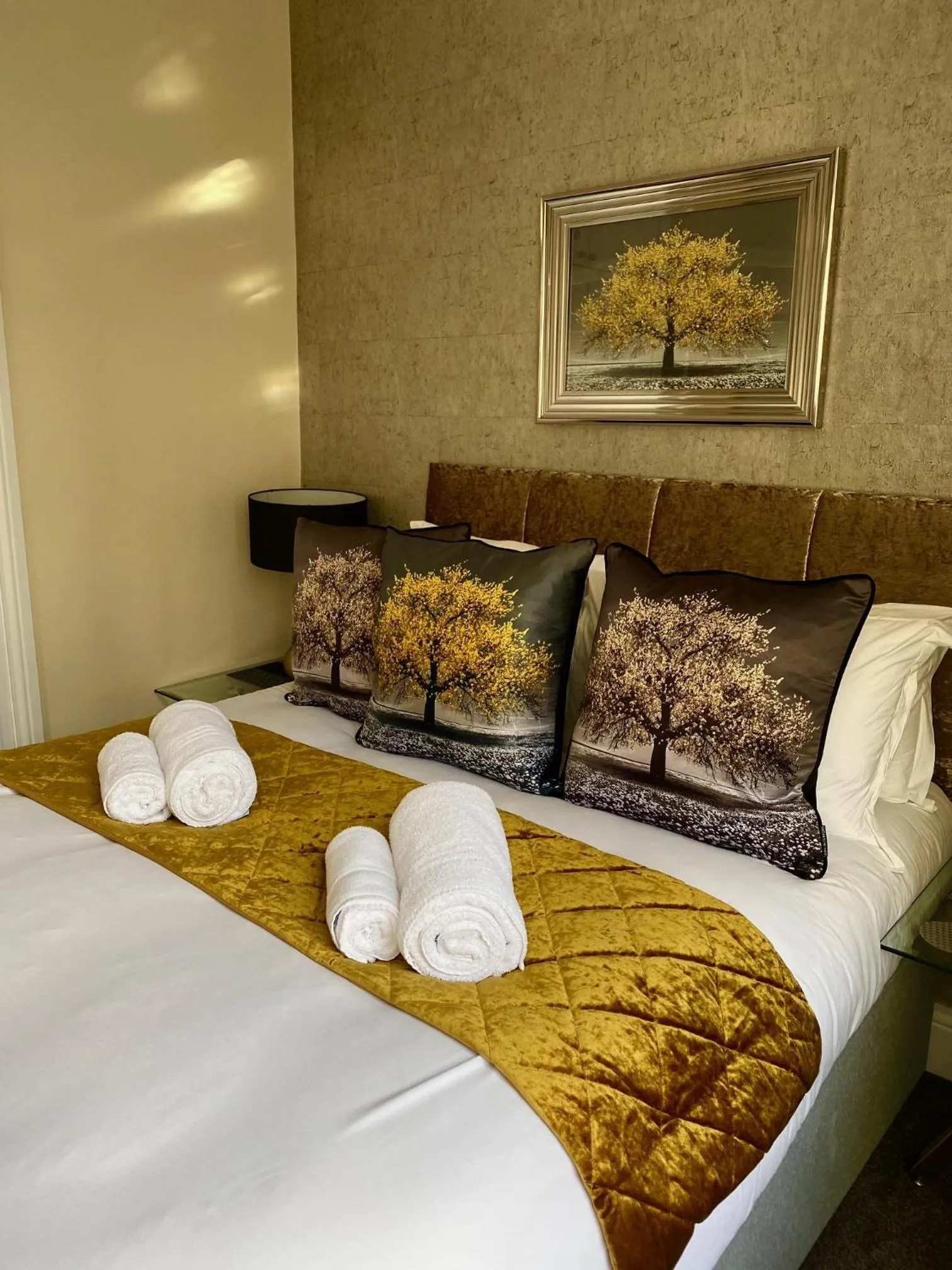 Bedroom, Bed in Merewyke Boutique Family Apartment Sleeps 4 , Only 5 Minutes Walk To Lake Windermere