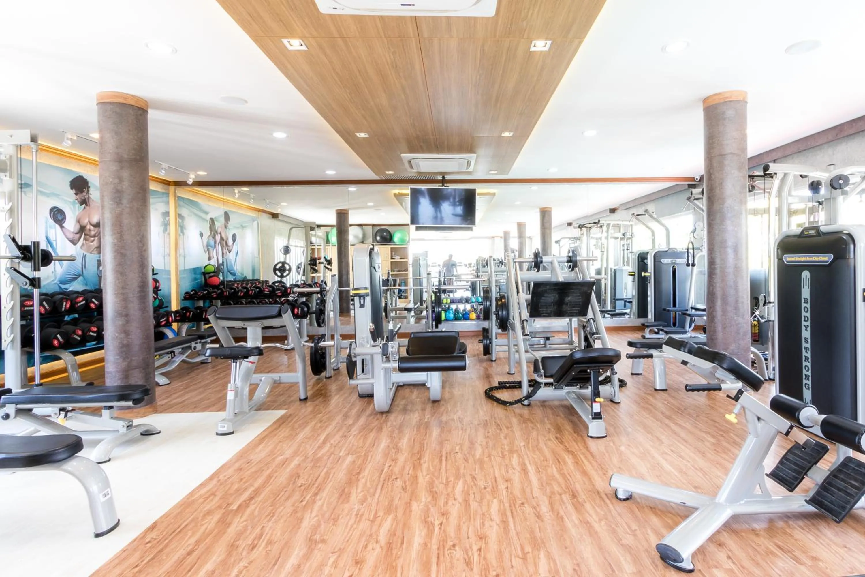 Fitness centre/facilities in La Villa Boutique hotel