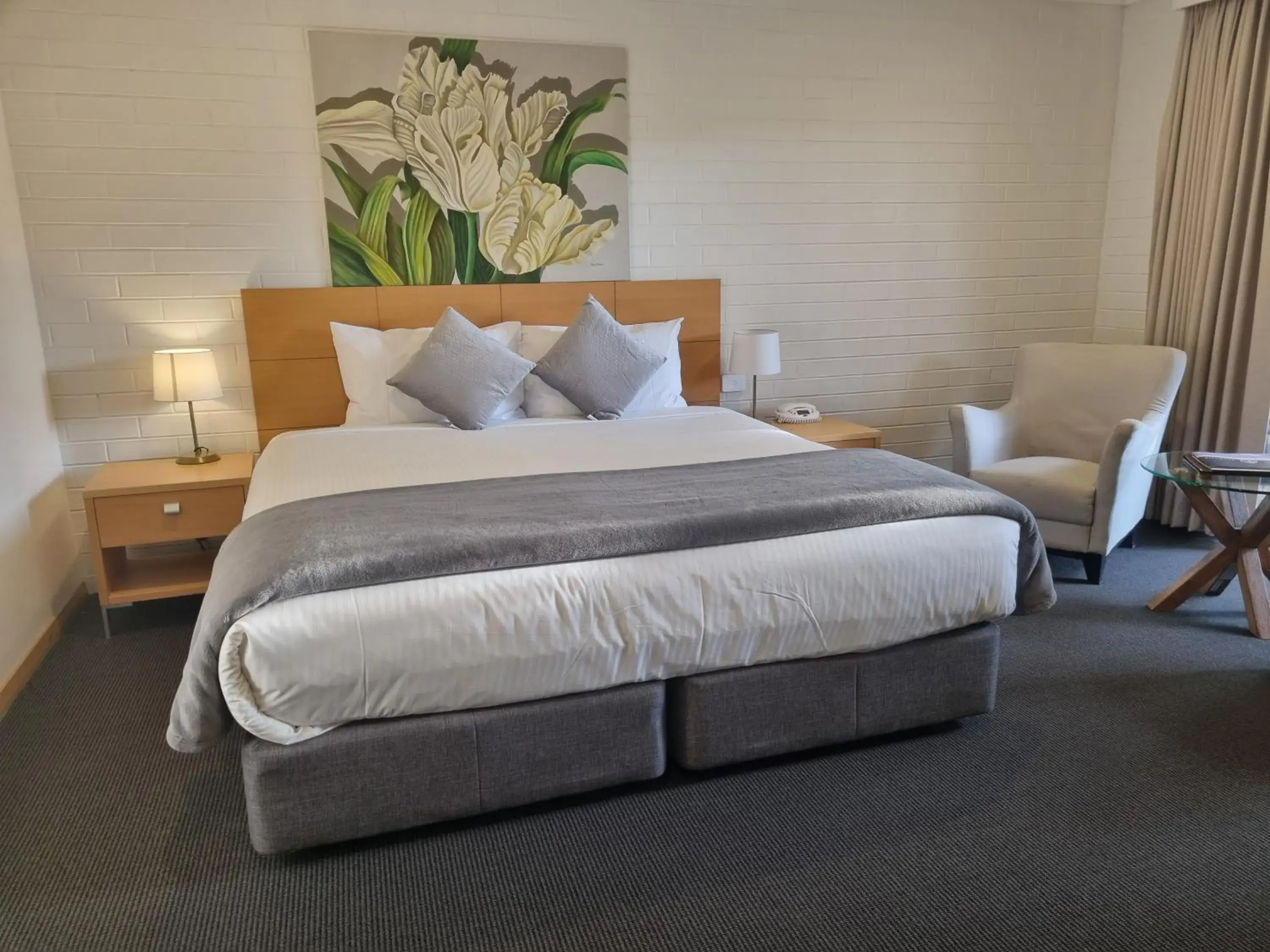 Bedroom, Bed in Nagambie Motor Inn and Conference Centre Bedroom, Bed in Nagambie Motor Inn and Conference Centre