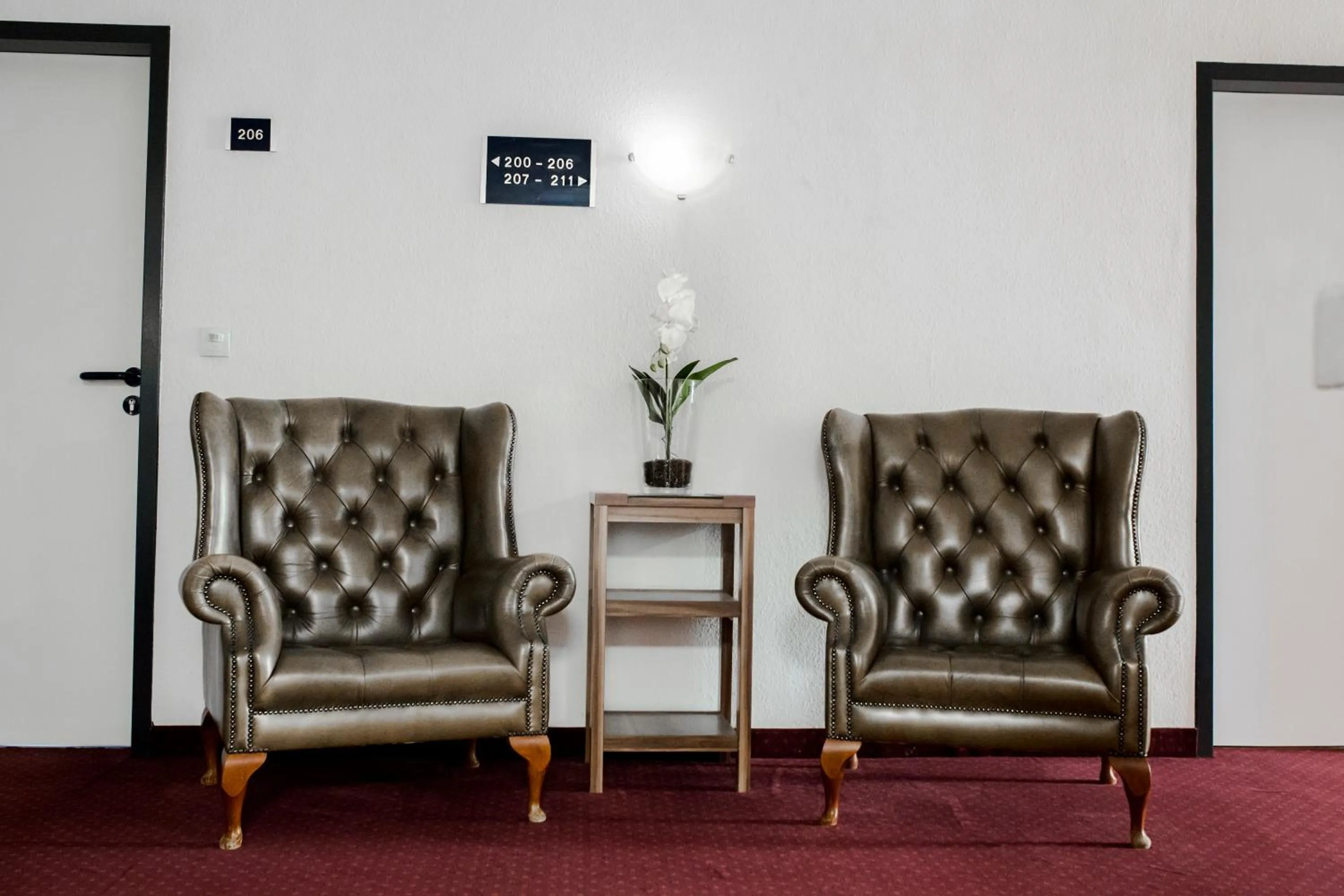 Seating area in Bach Hotel