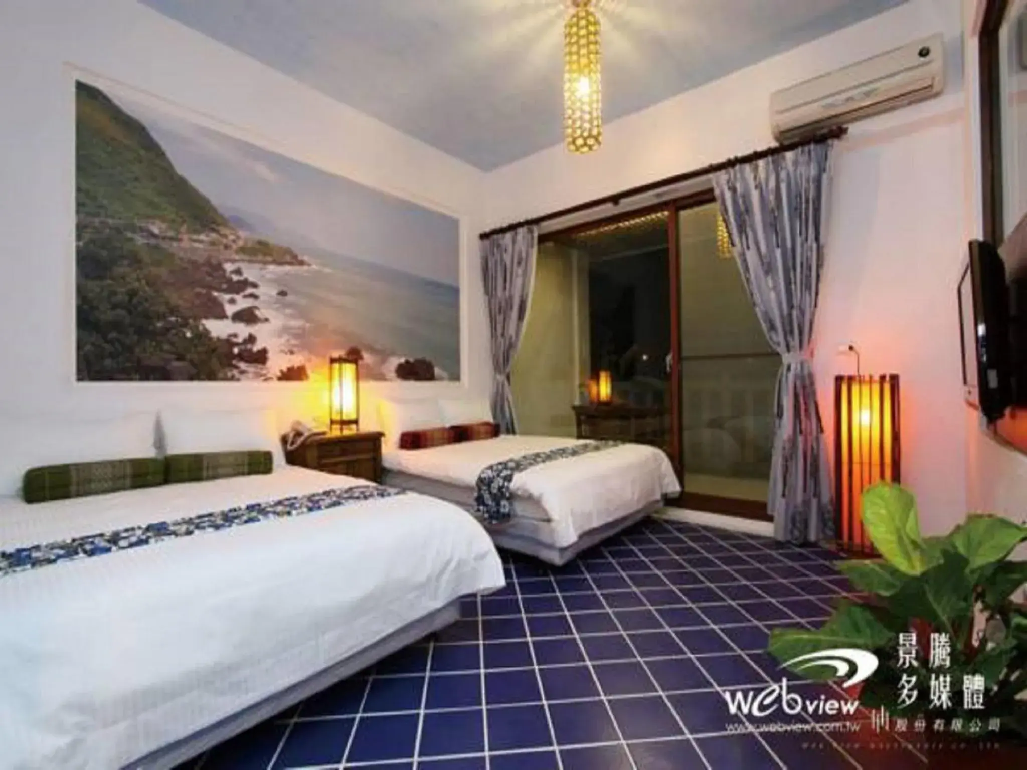 Bed in Beautiful Yilan Resort Bed in Beautiful Yilan Resort