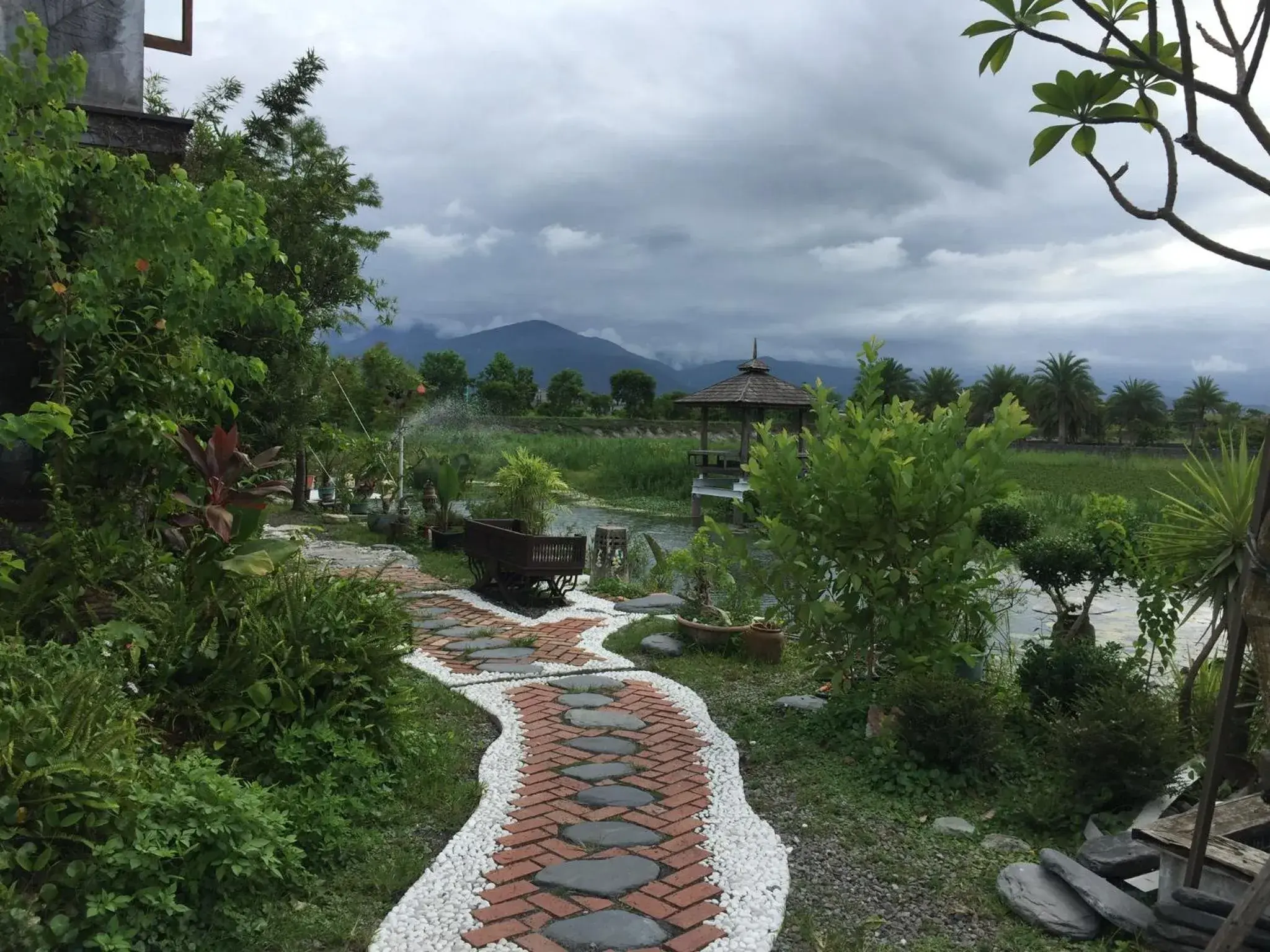 Garden view in Beautiful Yilan Resort Garden view in Beautiful Yilan Resort