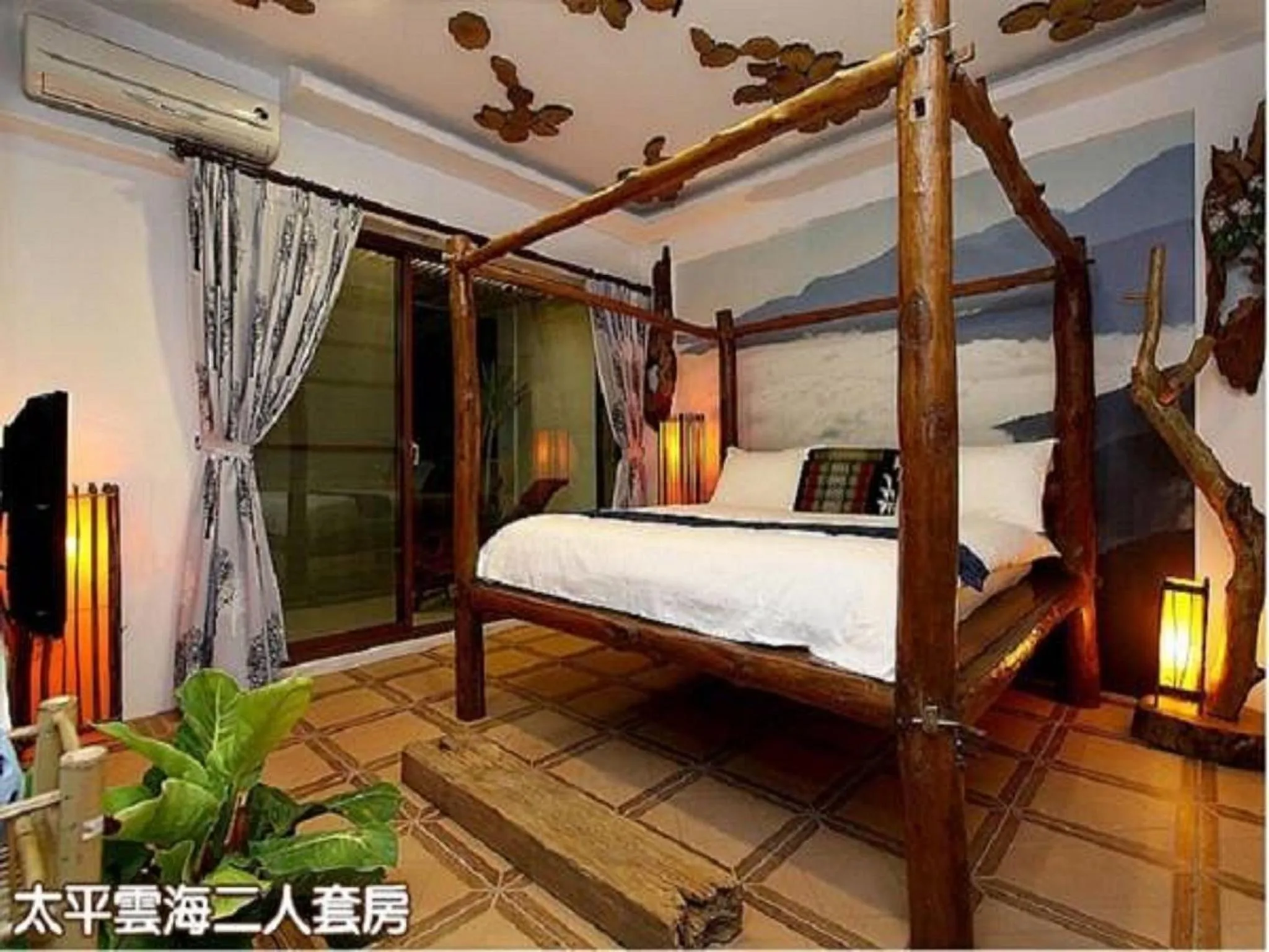 Photo of the whole room, Bed in Beautiful Yilan Resort