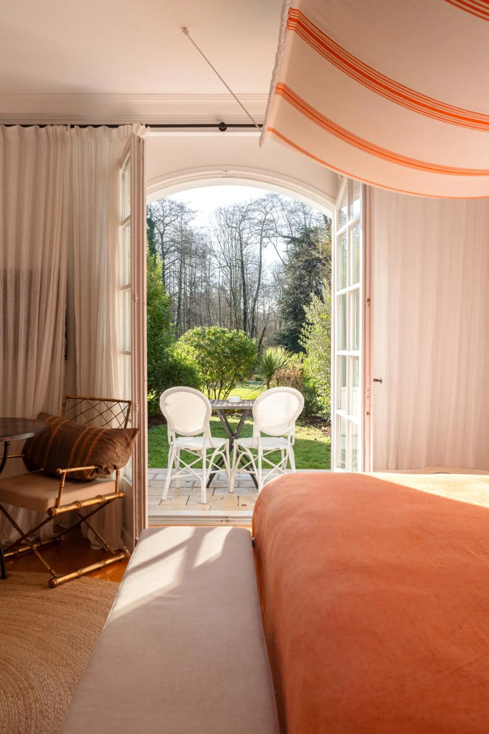 Patio, Bed in Brindos, Lac & Château - Relais & Châteaux - Anglet Biarritz