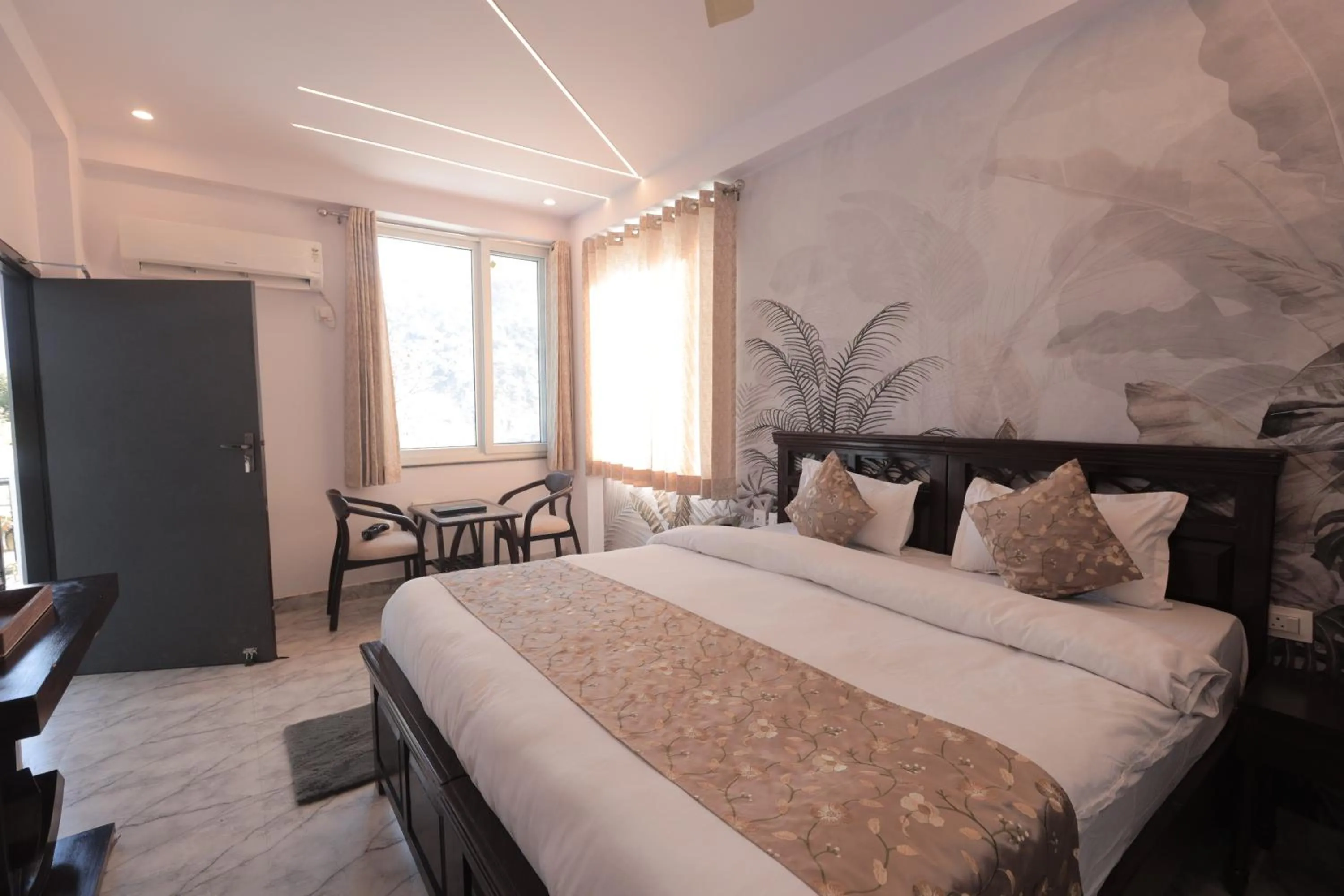 Bed in Yogved Hospitality & Resort