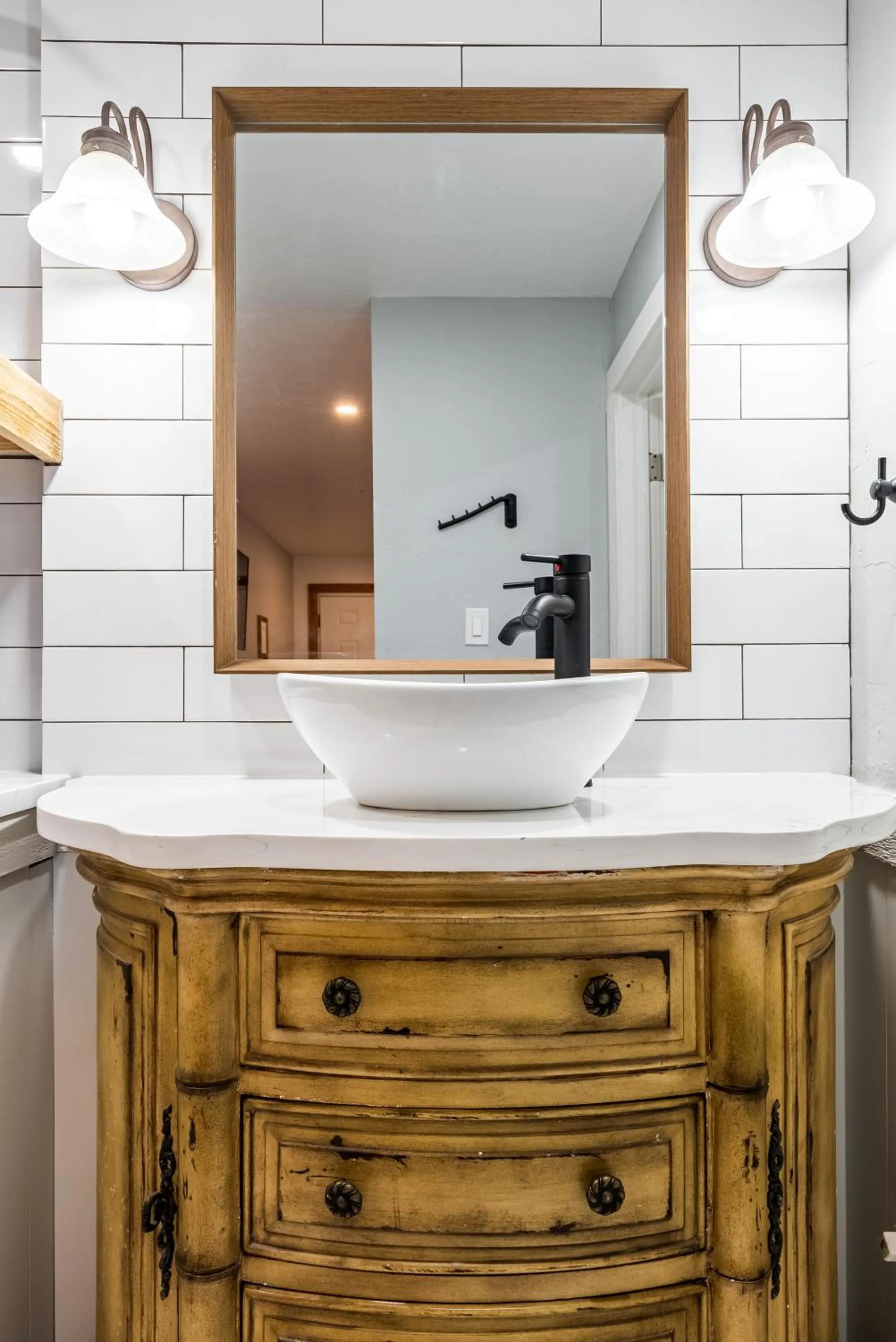 Bathroom in The Big Texan Motel