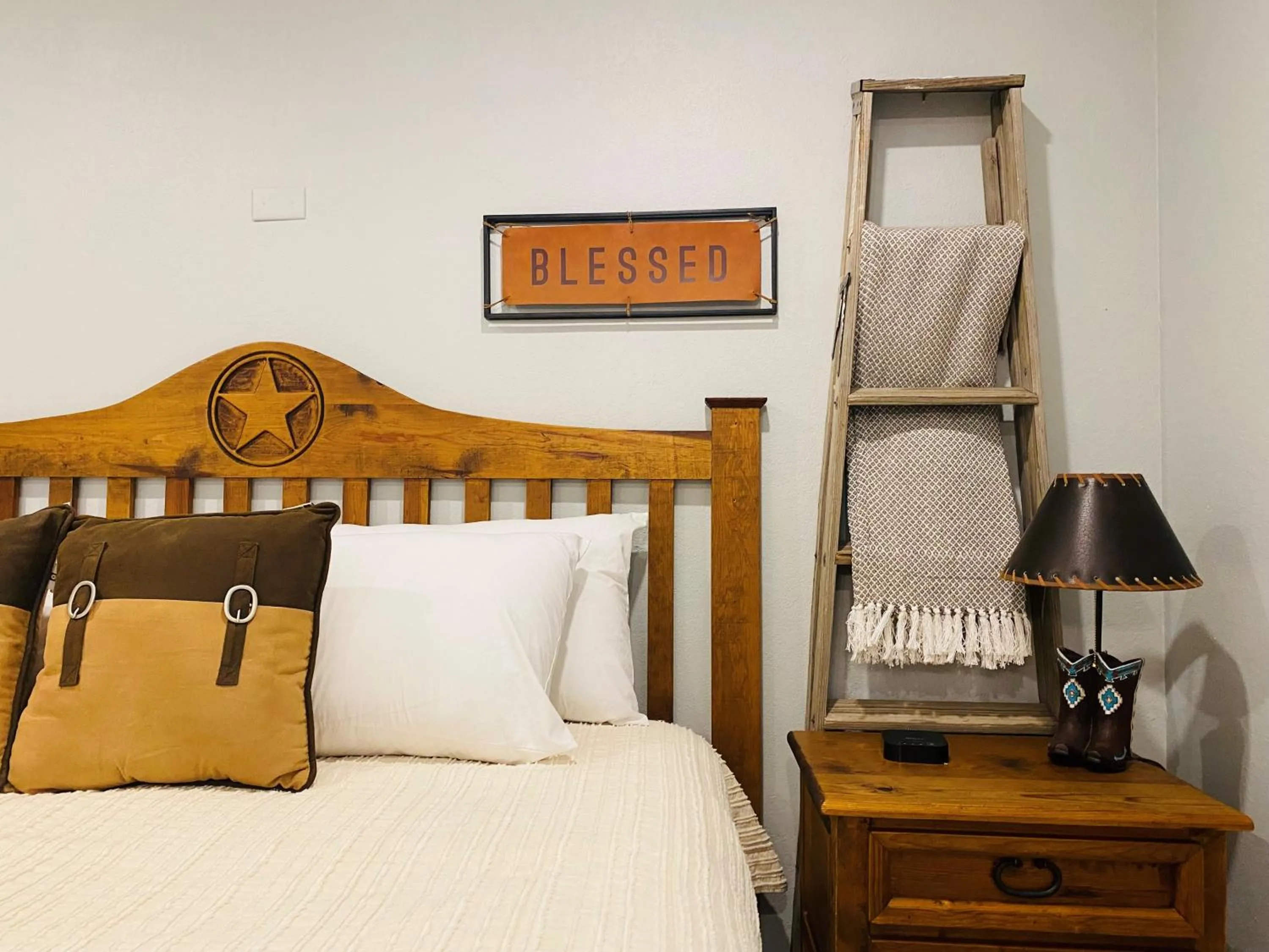 Bed in The Big Texan Motel