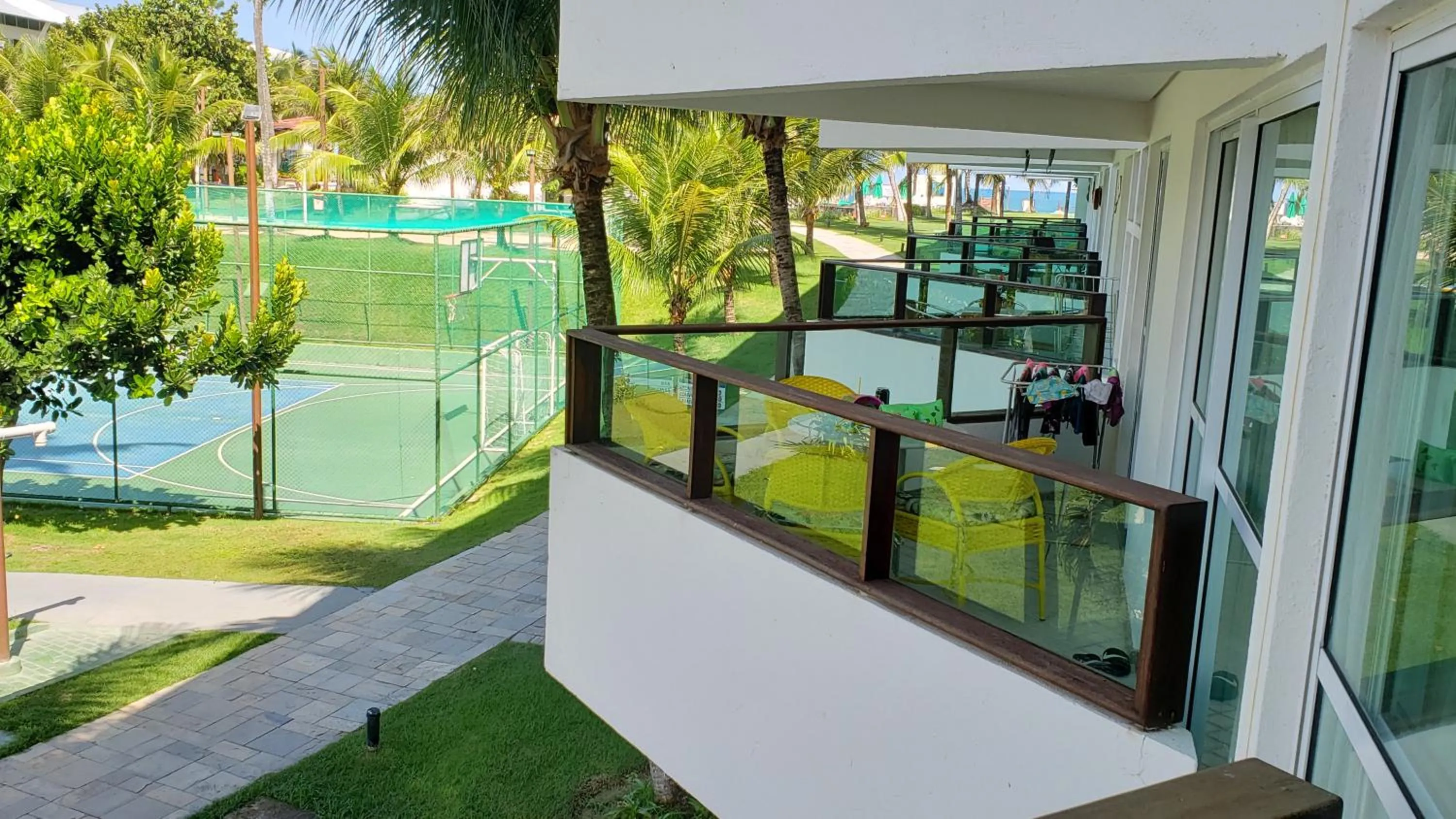 Balcony/Terrace in Ancorar Resort Frente Mar - Flat 6103