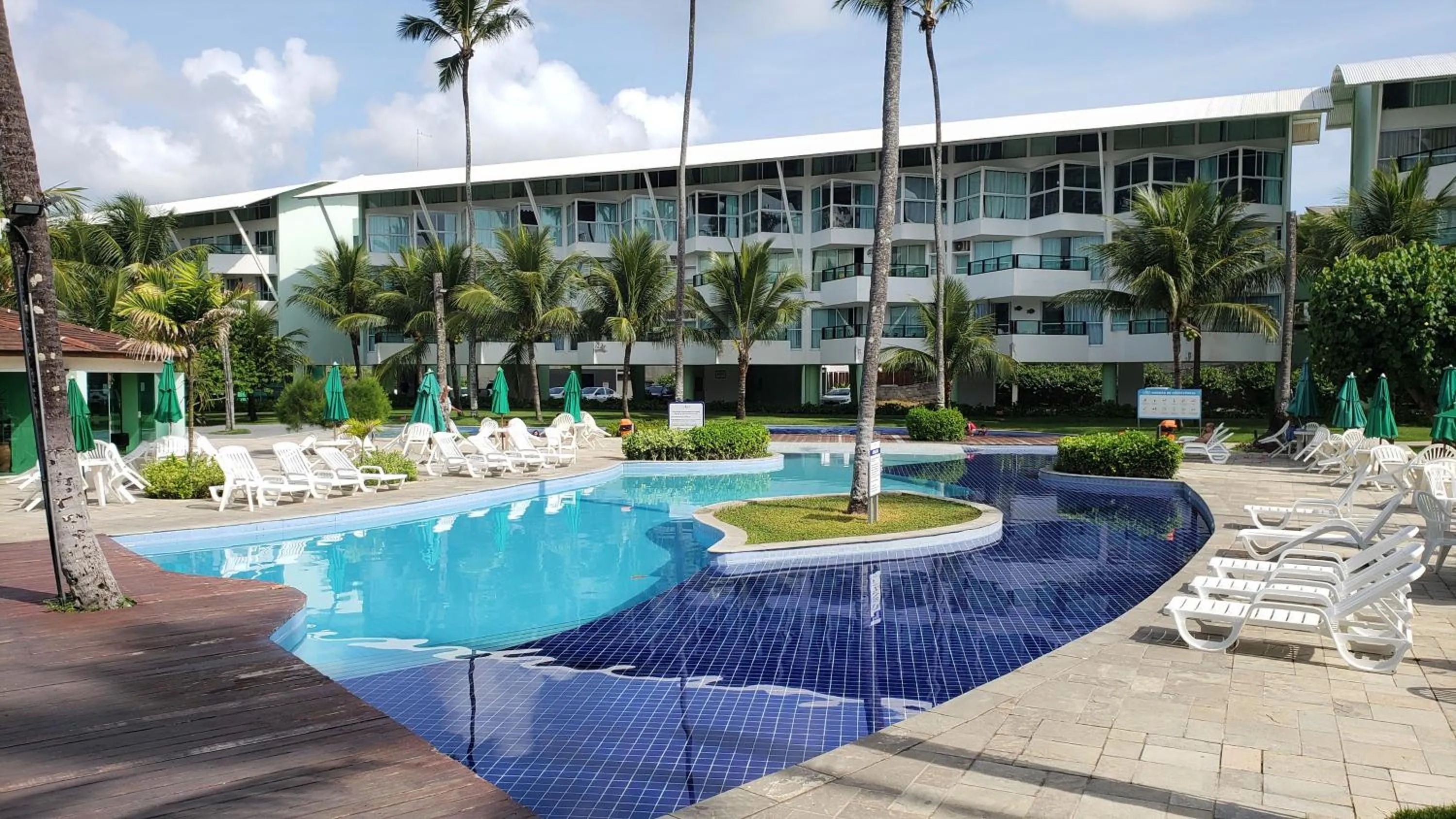 Pool view in Ancorar Resort Frente Mar - Flat 6103