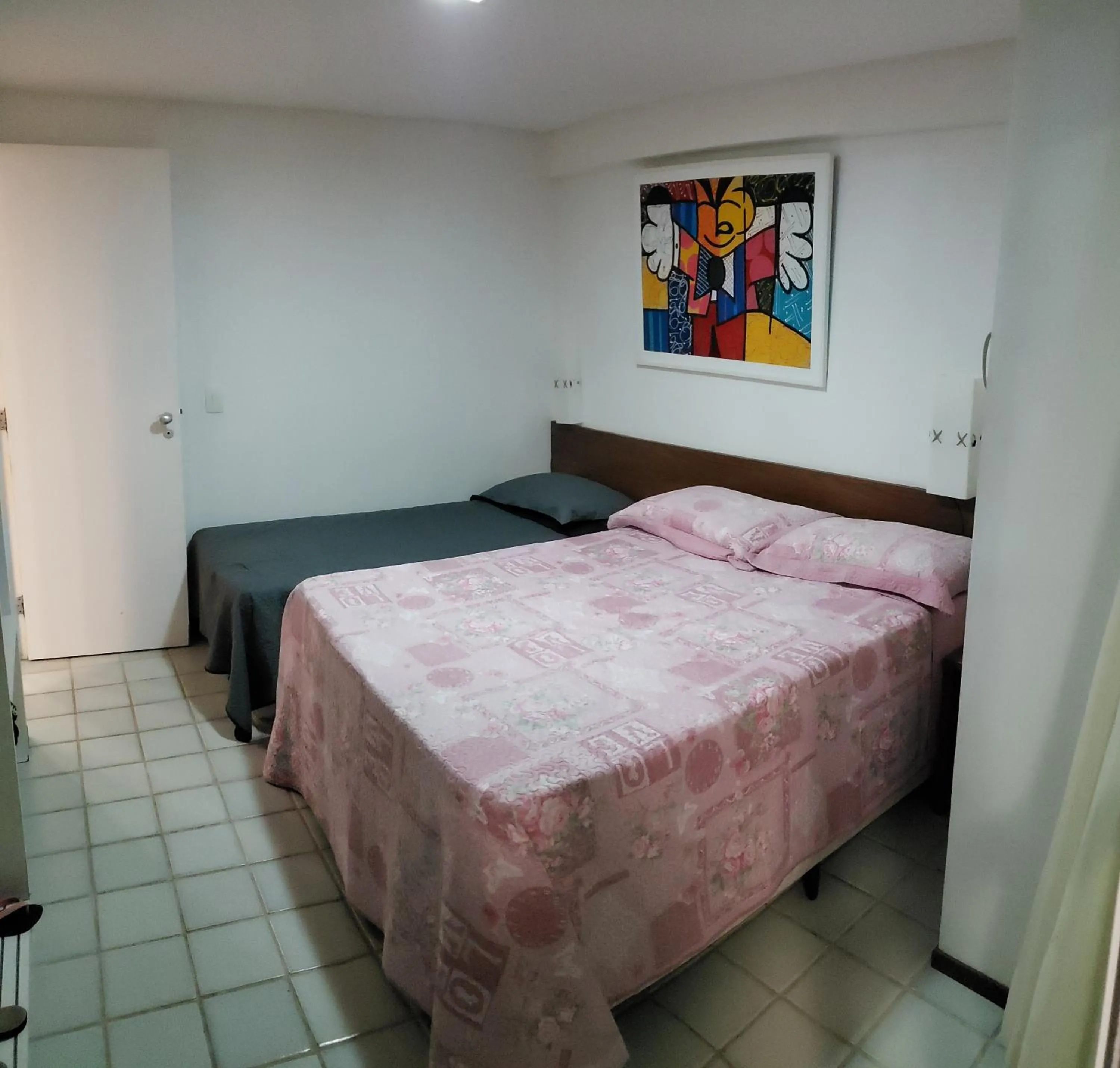 Bedroom, Bed in Ancorar Resort Frente Mar - Flat 6103