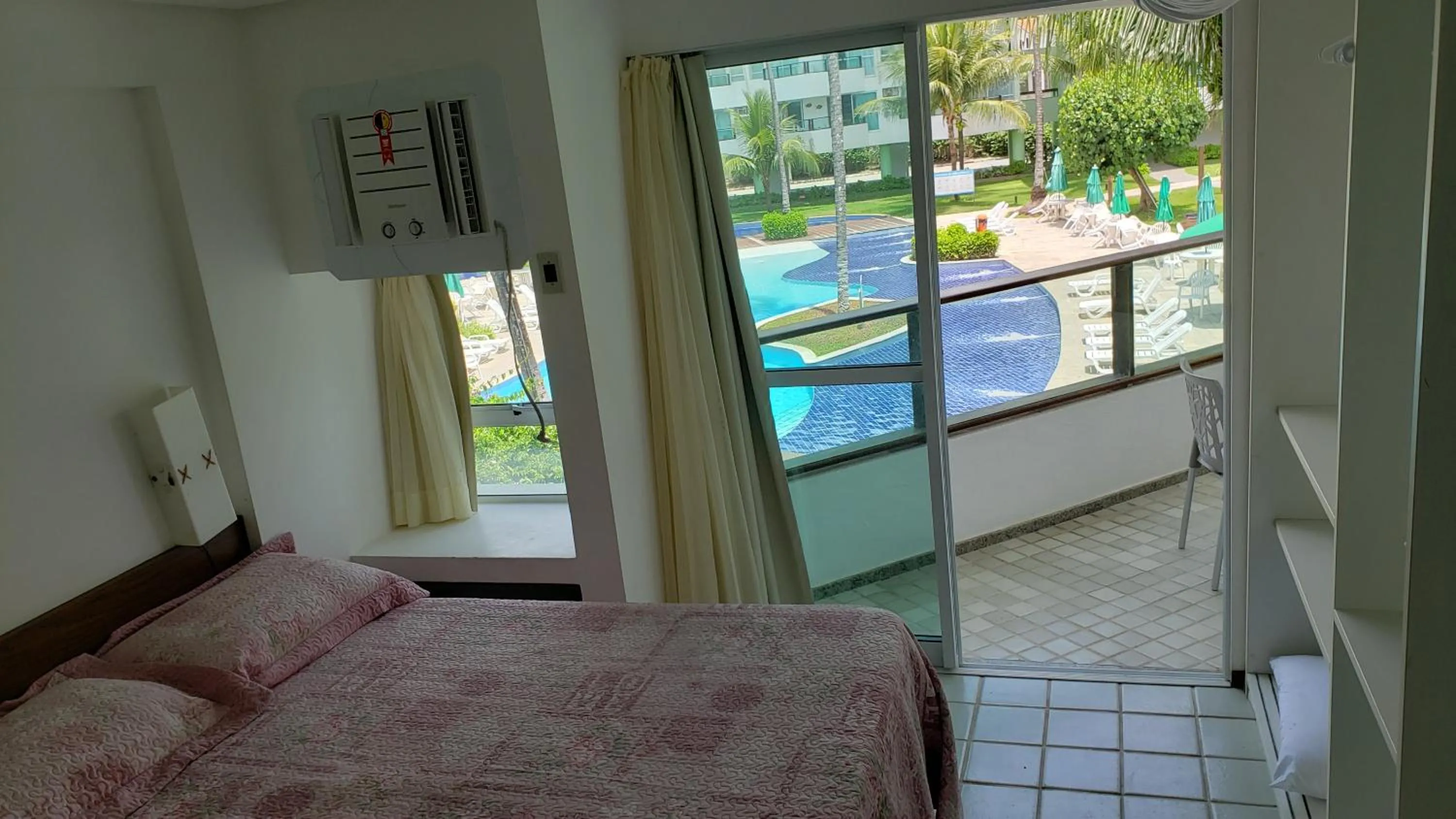Bedroom, Bed in Ancorar Resort Frente Mar - Flat 6103