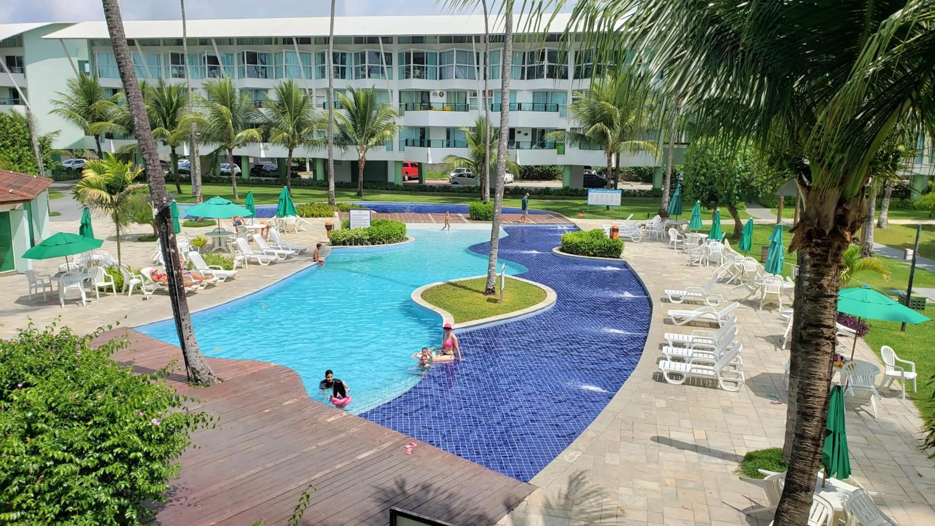 Pool view in Ancorar Resort Frente Mar - Flat 6103