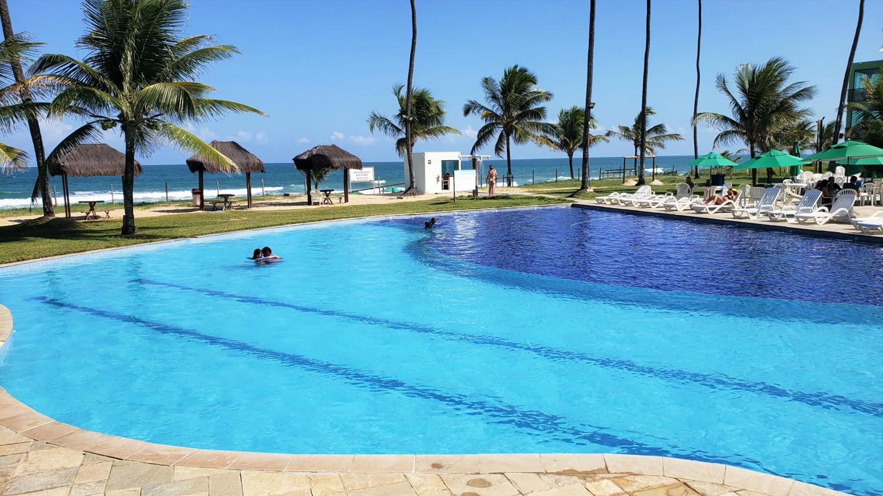 Pool view in Ancorar Resort Frente Mar - Flat 6103