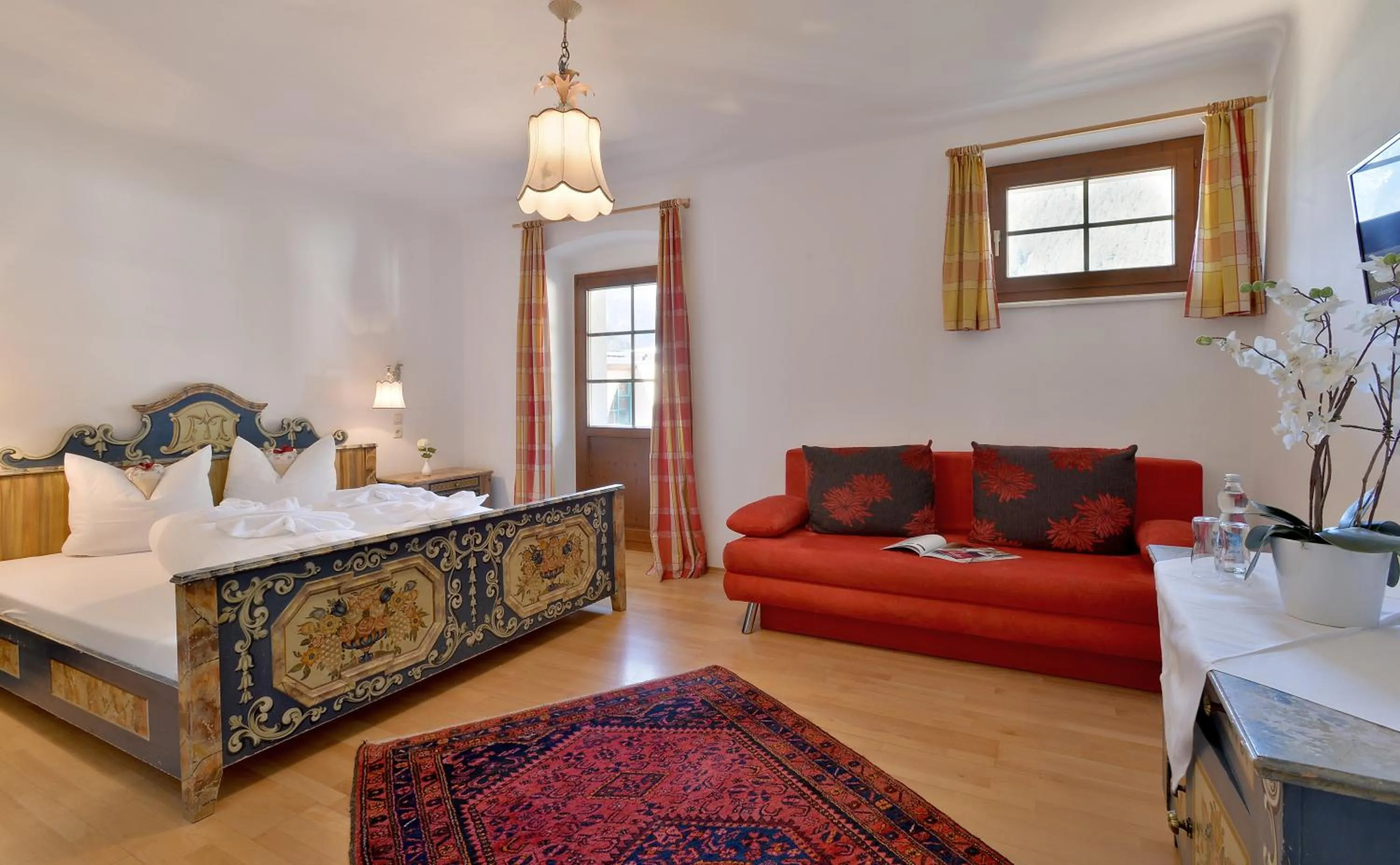 Bedroom, Bed in Posthotel Mayrhofen