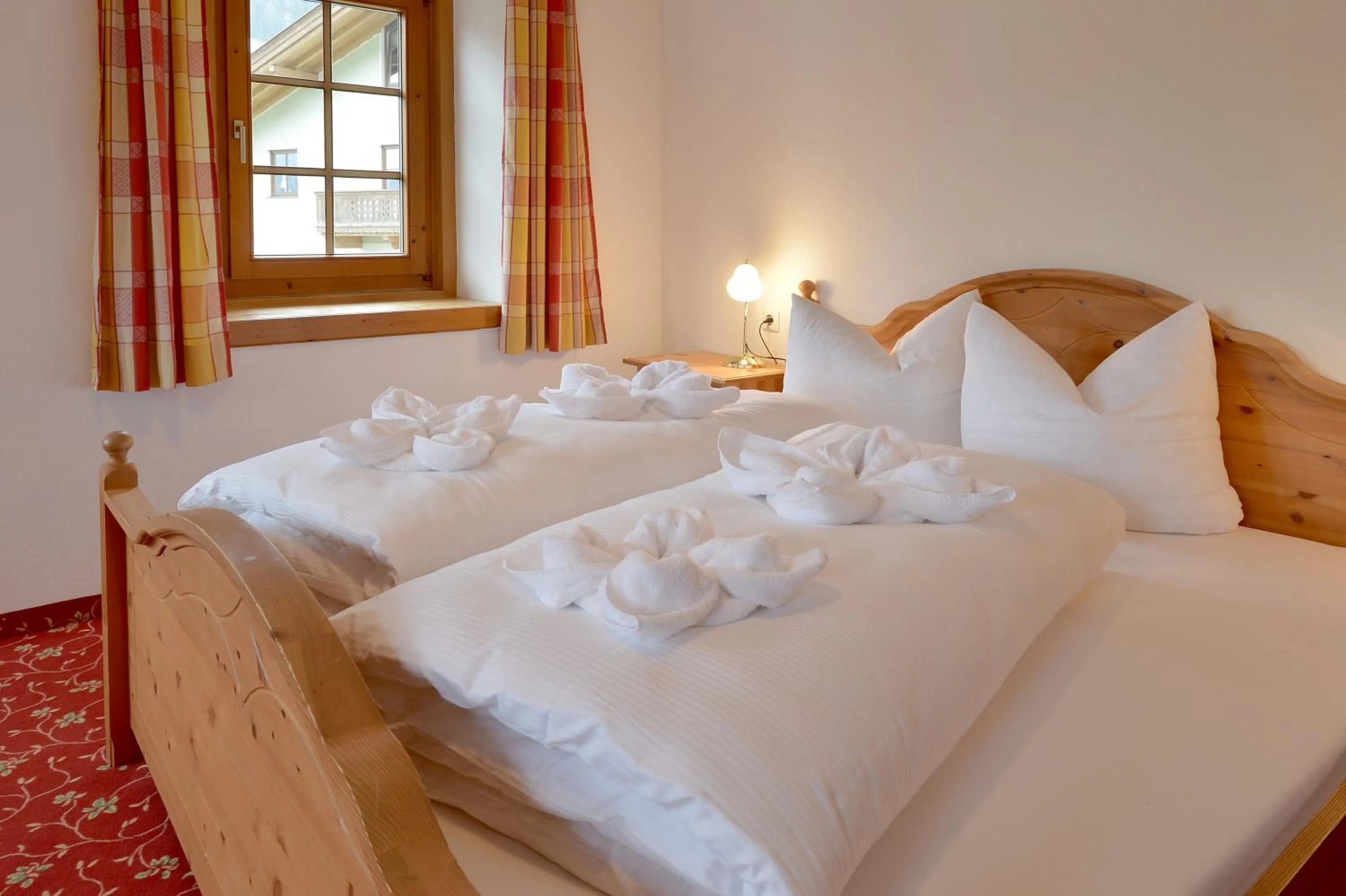 Bedroom, Bed in Posthotel Mayrhofen