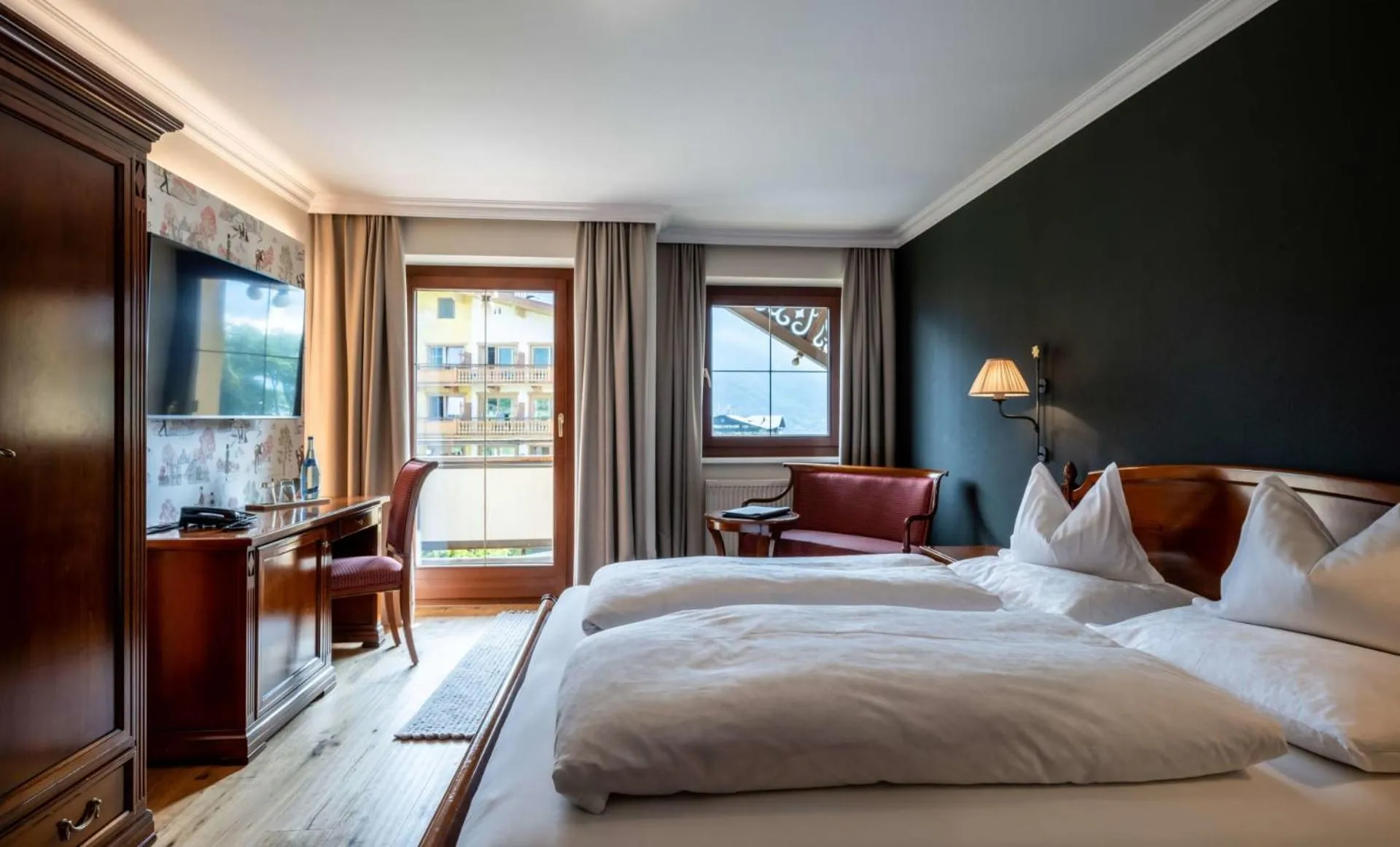 Double Room with Mountain View in Hotel der Wiesenhof