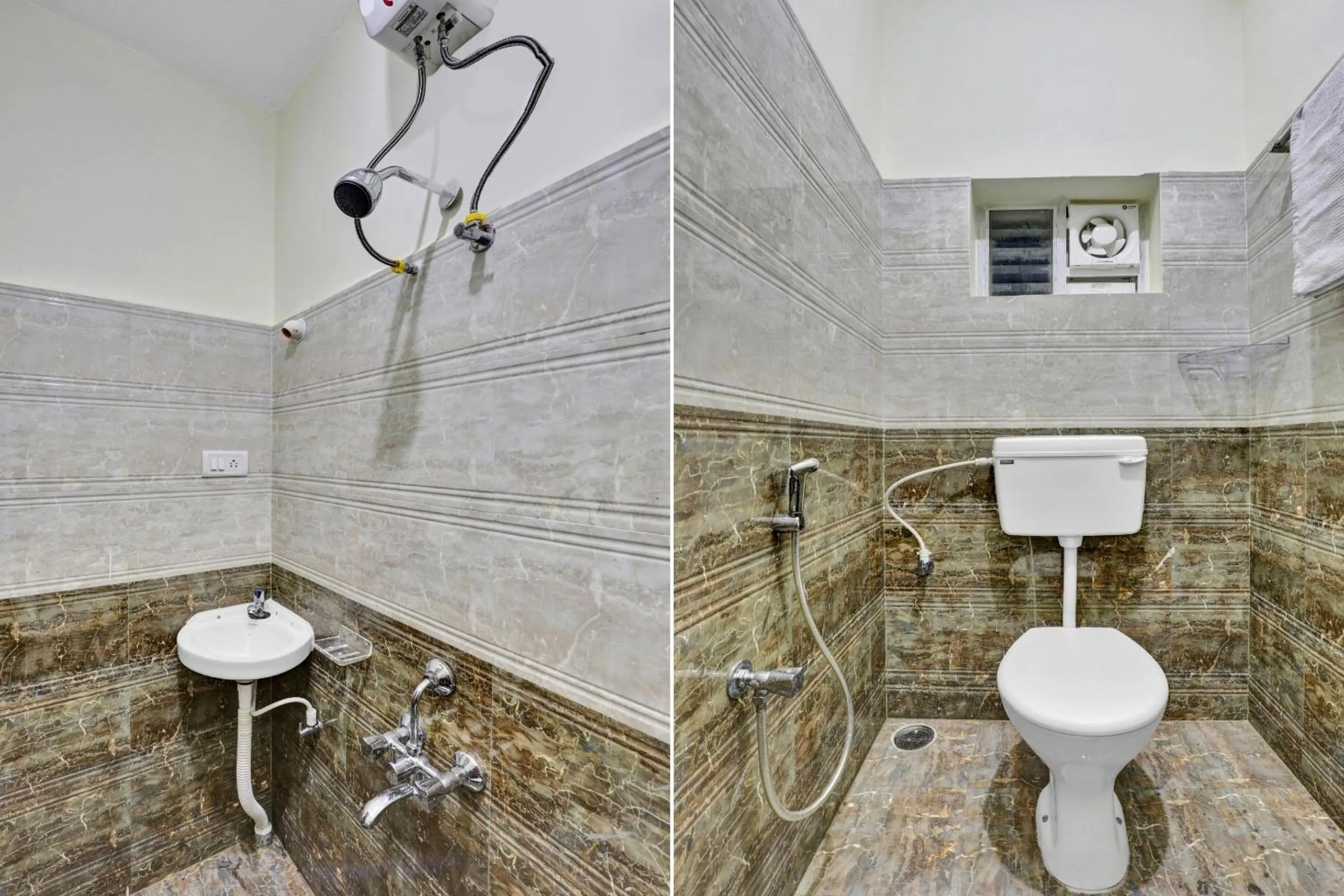 Bathroom in Hotel O Elegant Residency