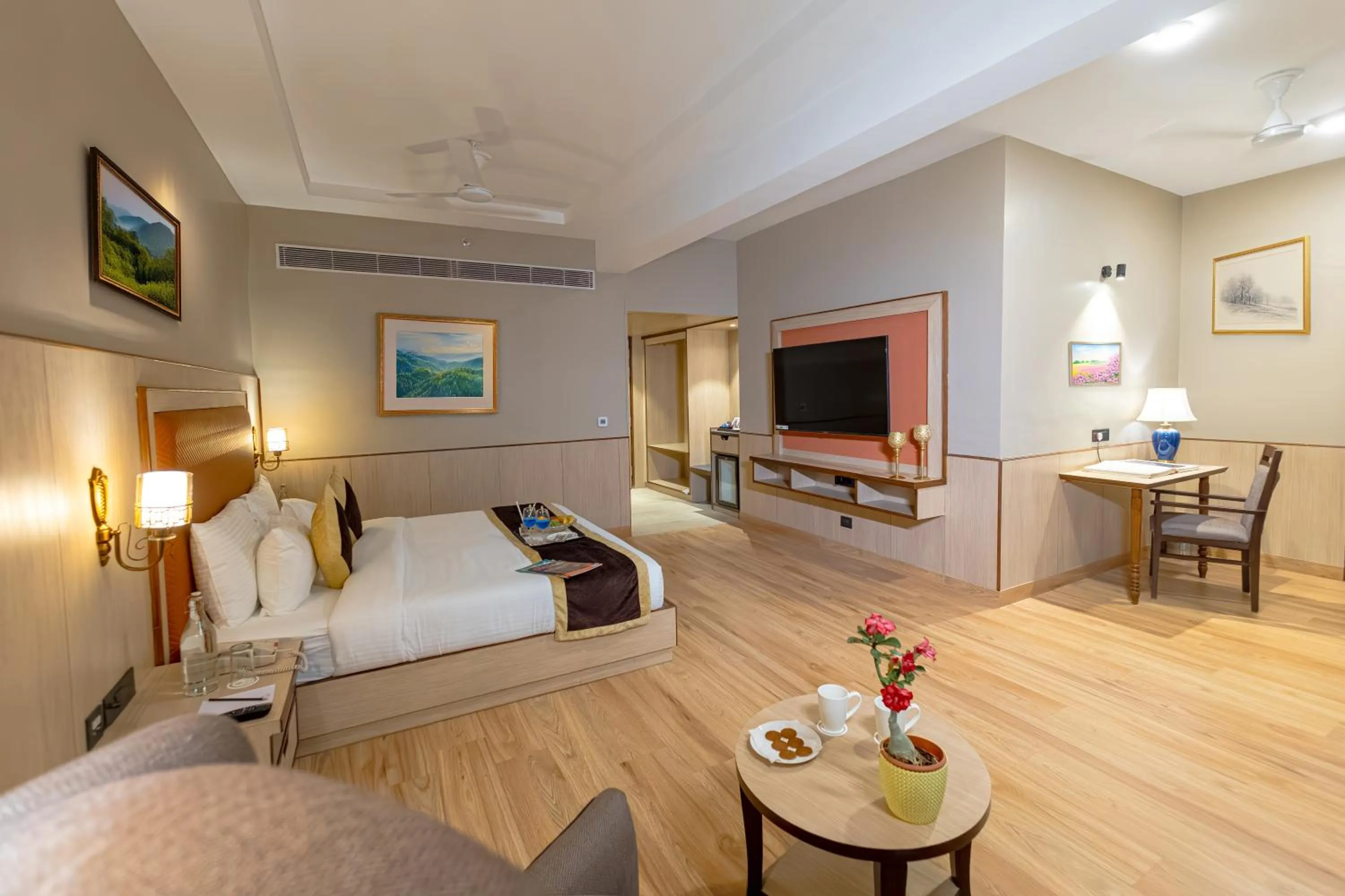 Bed in The Lalita Grand Mathura- Vrindavan