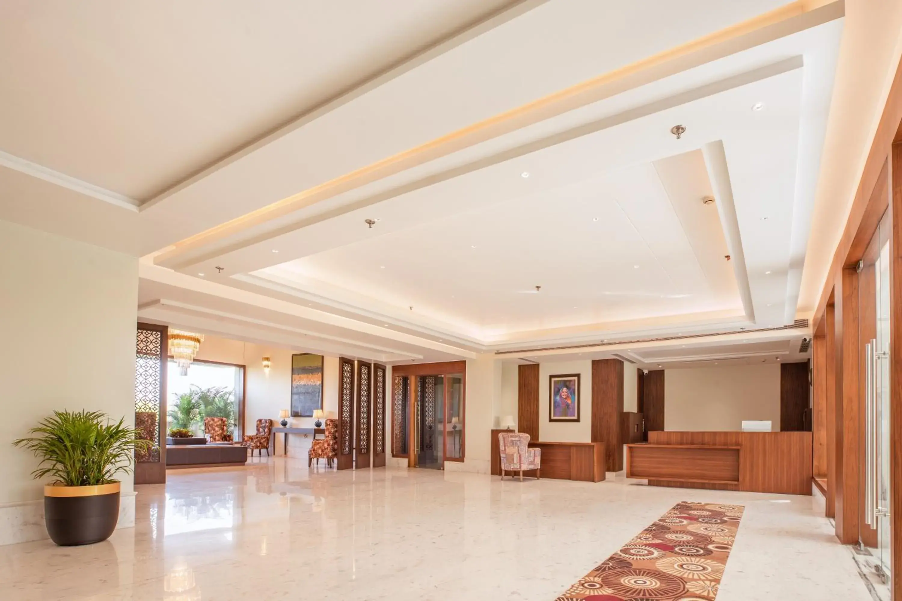 Lobby or reception in The Lalita Grand Mathura- Vrindavan Lobby or reception in The Lalita Grand Mathura- Vrindavan
