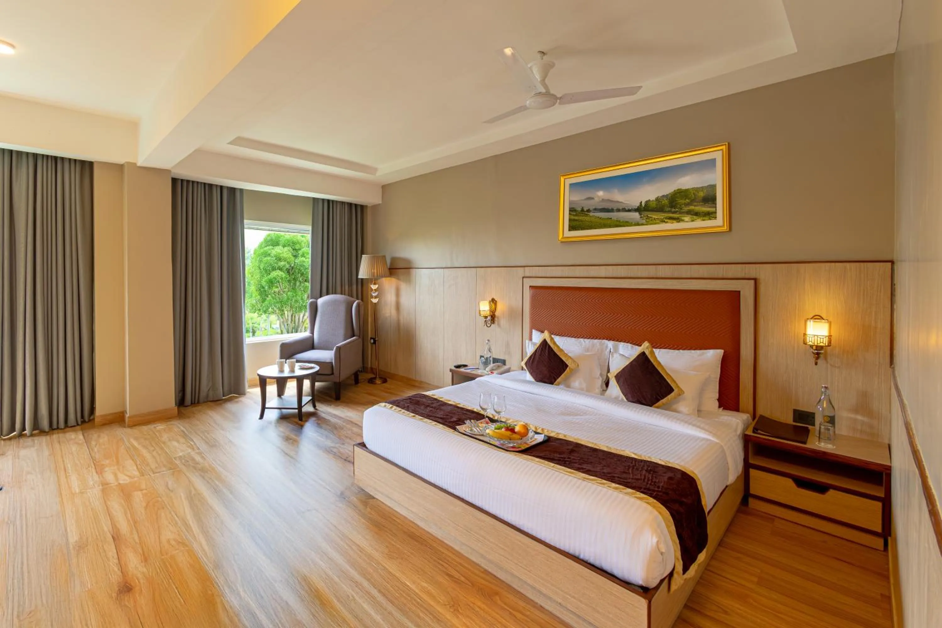 Bed in The Lalita Grand Mathura- Vrindavan