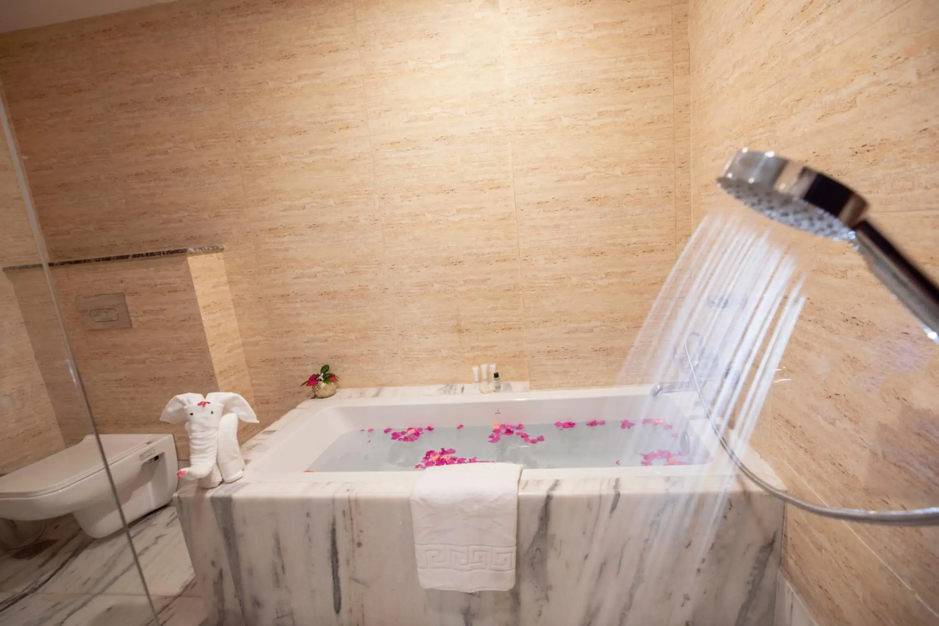 Bathroom in The Lalita Grand Mathura- Vrindavan Bathroom in The Lalita Grand Mathura- Vrindavan