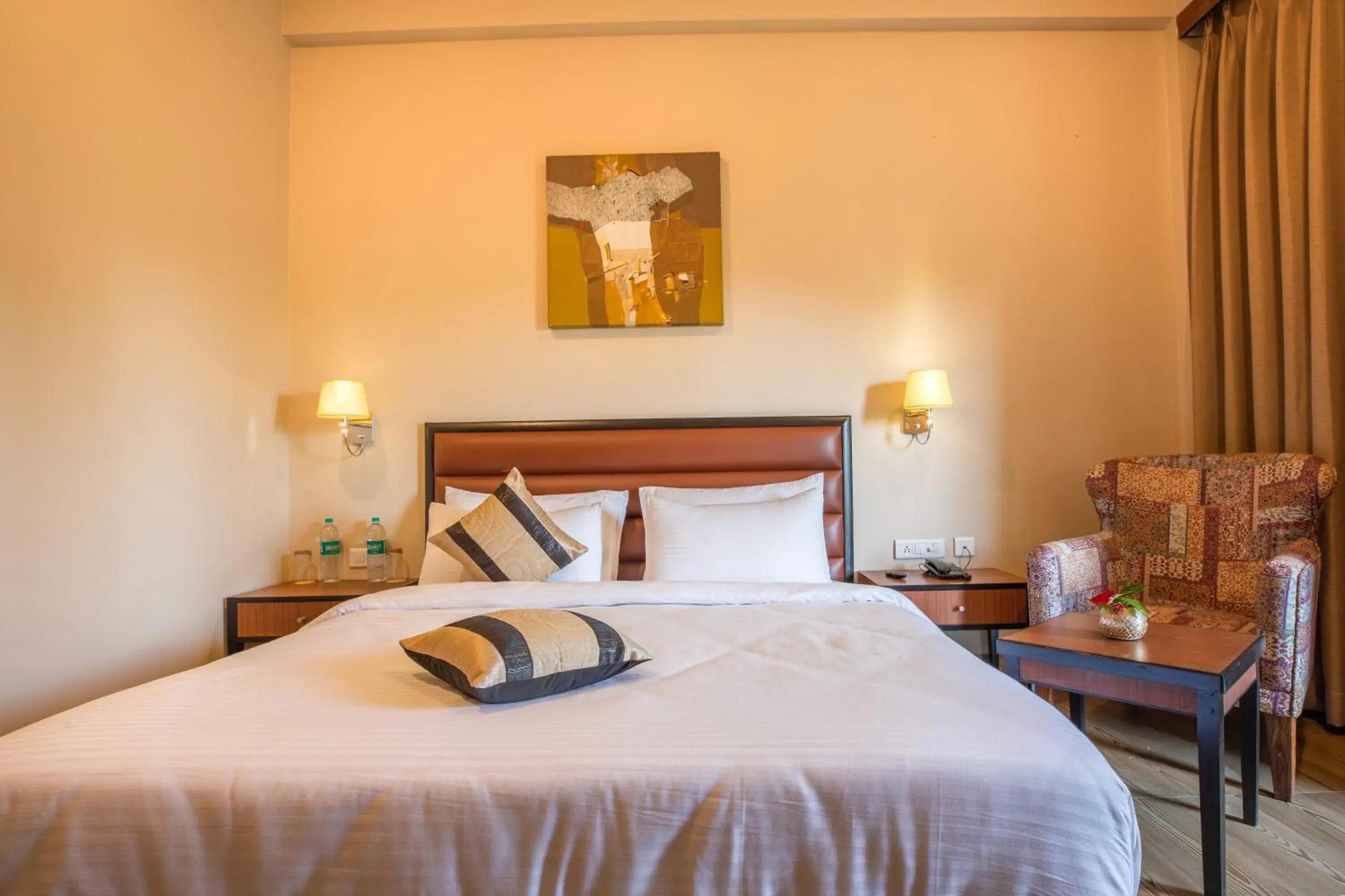 Bedroom, Bed in The Lalita Grand Mathura- Vrindavan Bedroom, Bed in The Lalita Grand Mathura- Vrindavan