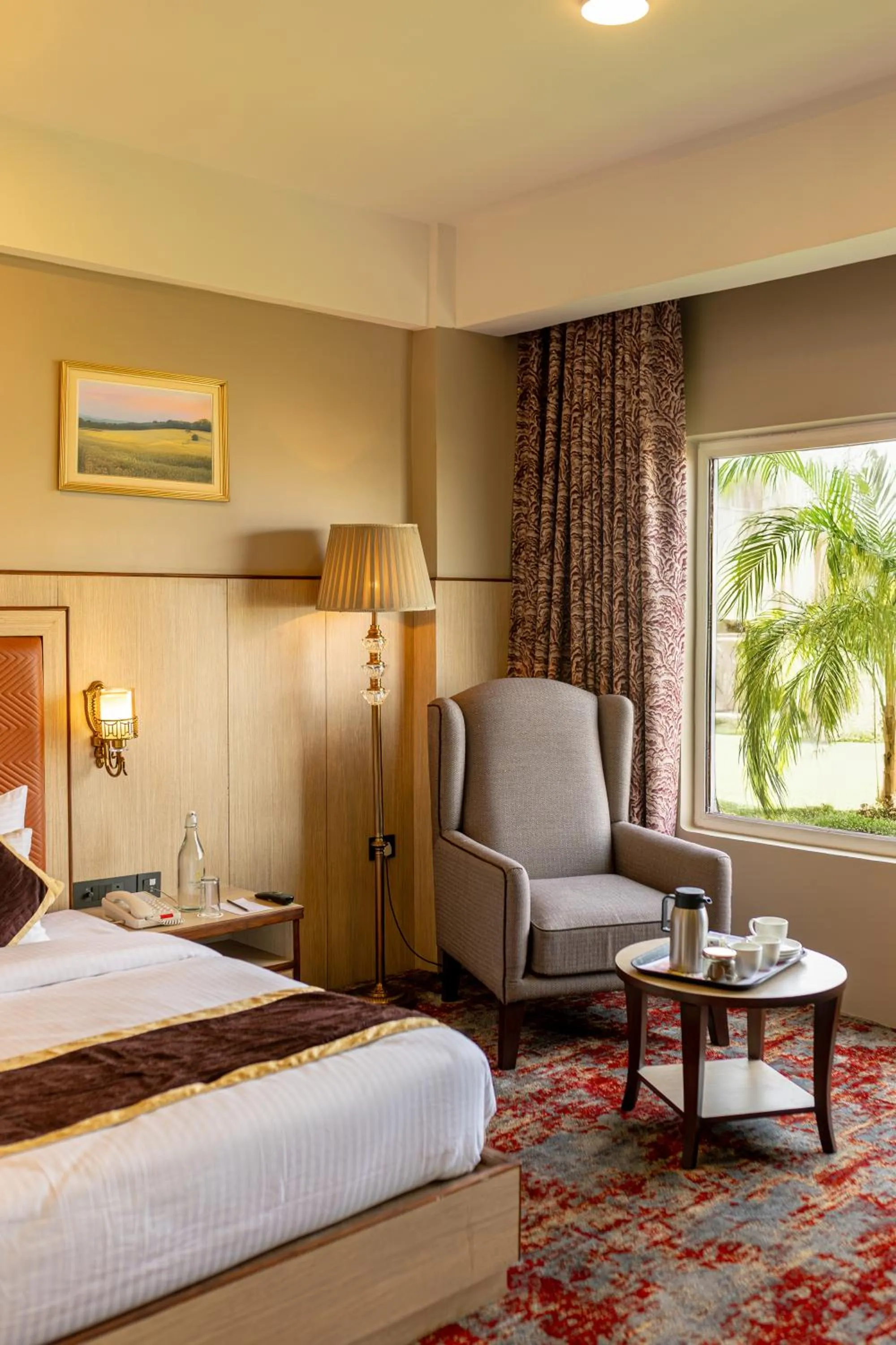 Bed in The Lalita Grand Mathura- Vrindavan