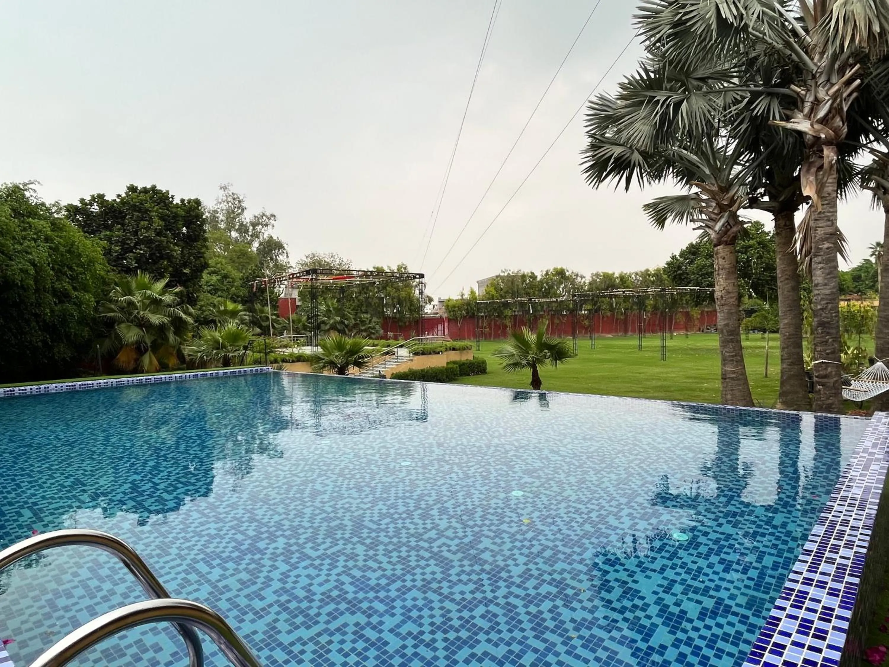 Pool view in The Lalita Grand Mathura- Vrindavan