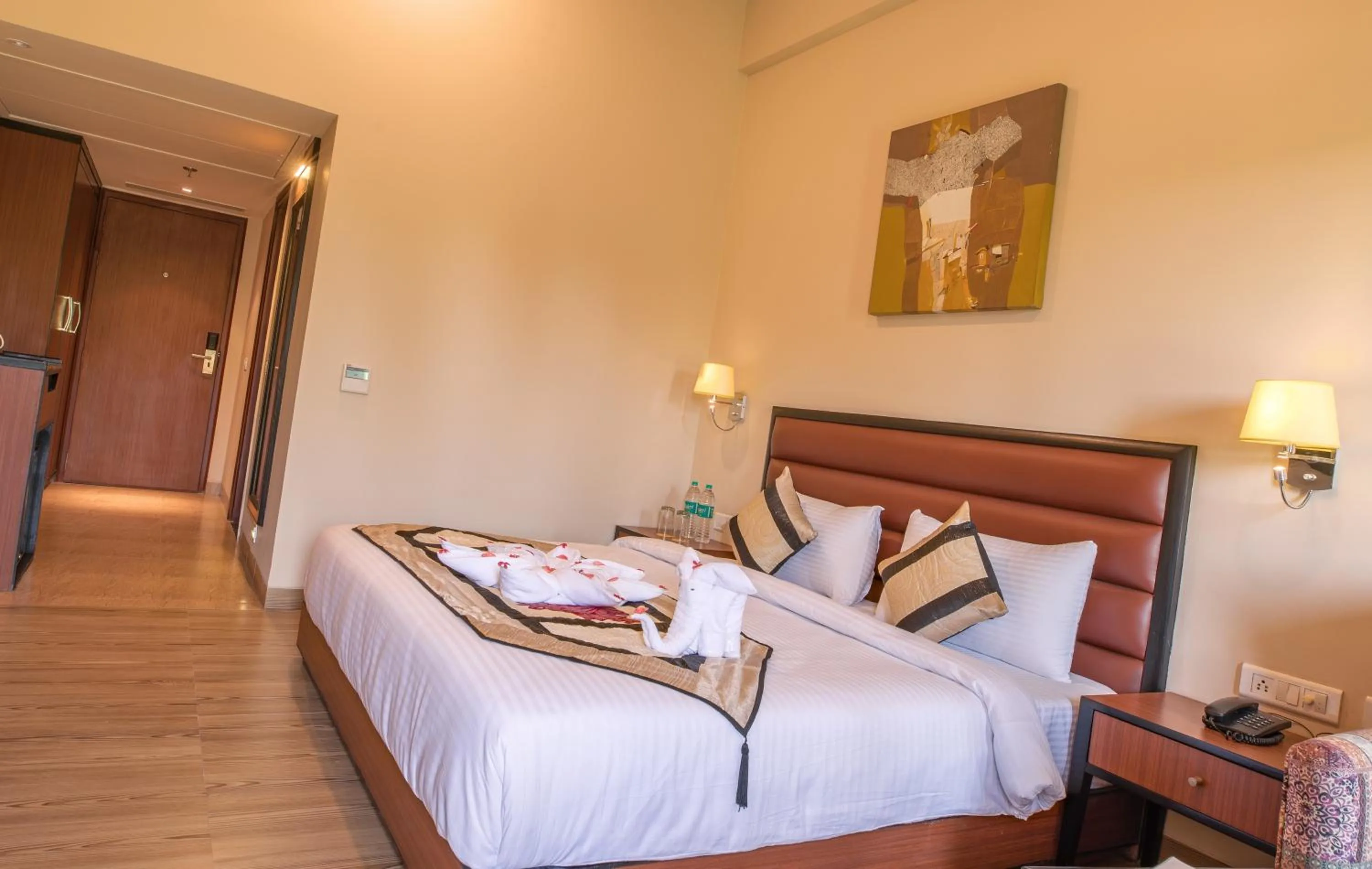 Bedroom, Bed in The Lalita Grand Mathura- Vrindavan