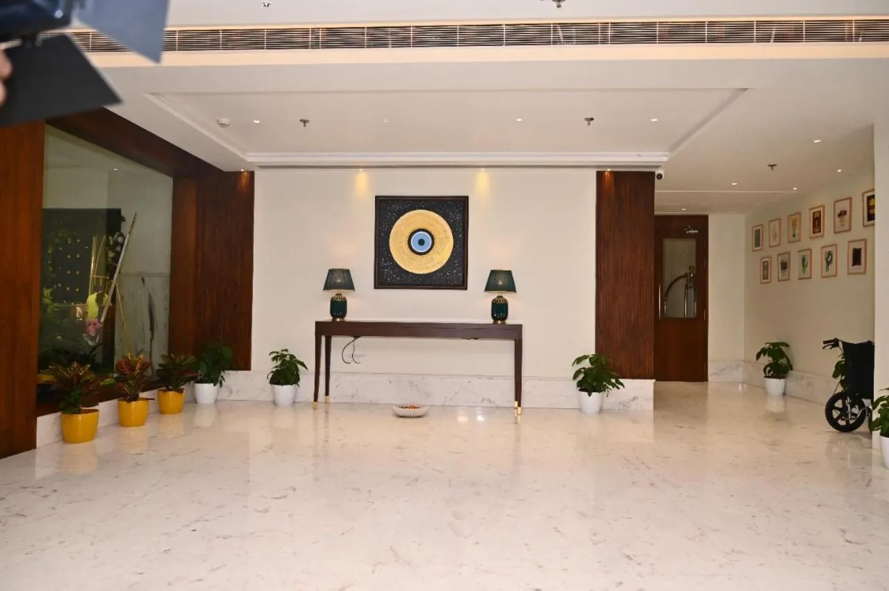 Lobby or reception in The Lalita Grand Mathura- Vrindavan