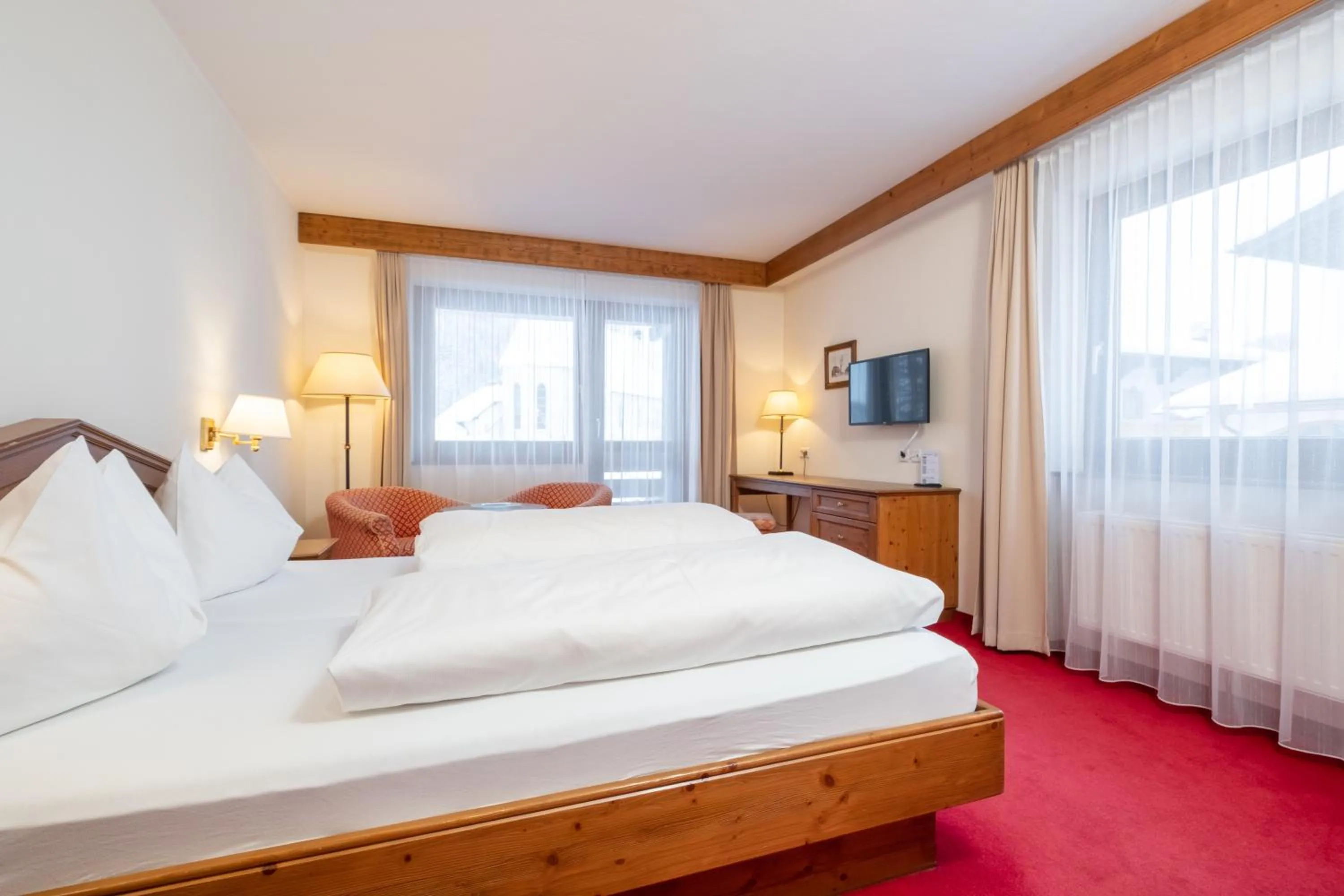 Bed in Hotel Dachstein