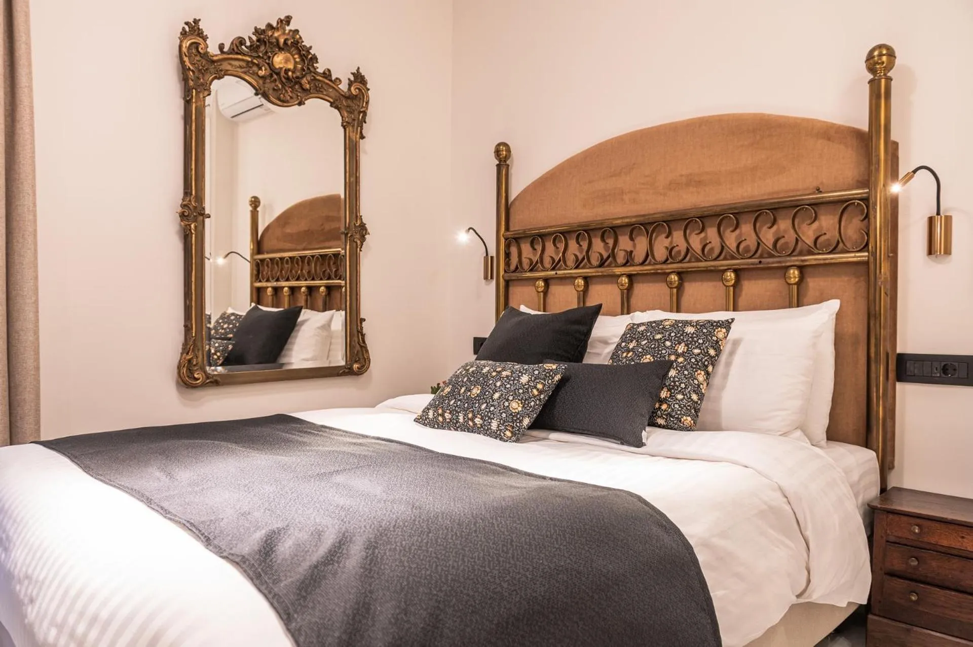 Bed in Silo Luxury Rooms