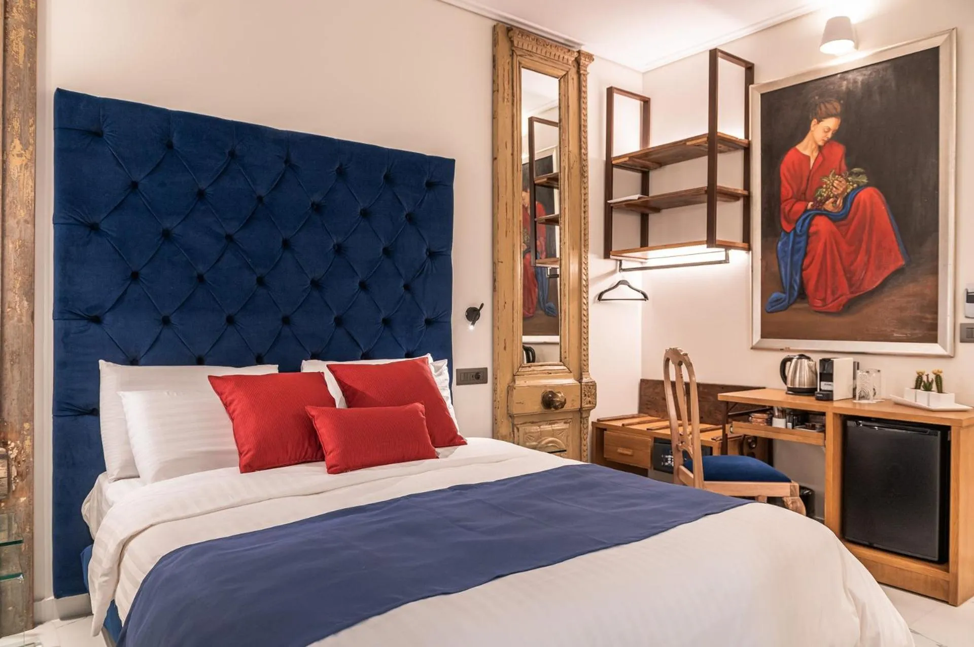 Bed in Silo Luxury Rooms