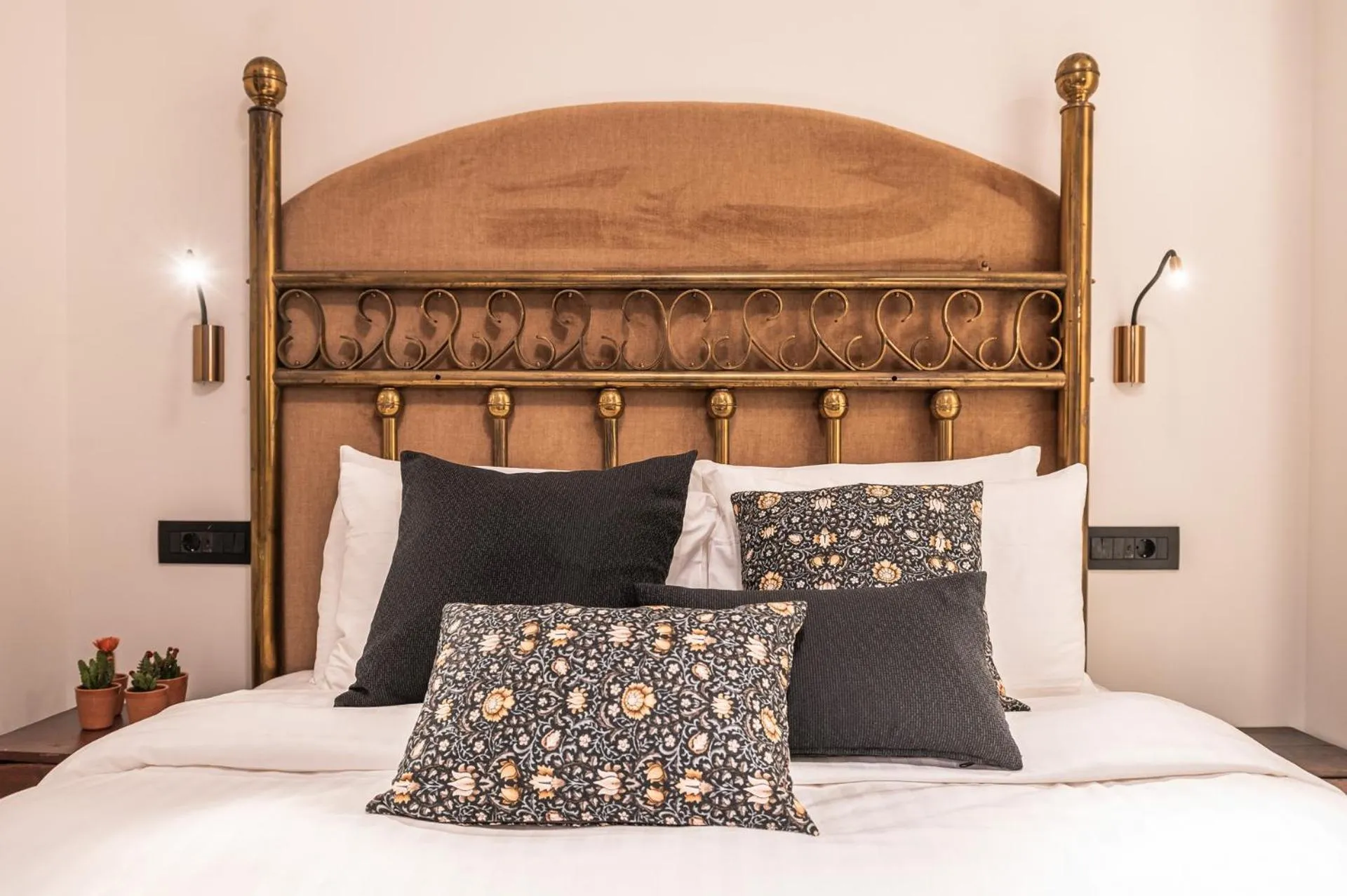 Bed in Silo Luxury Rooms