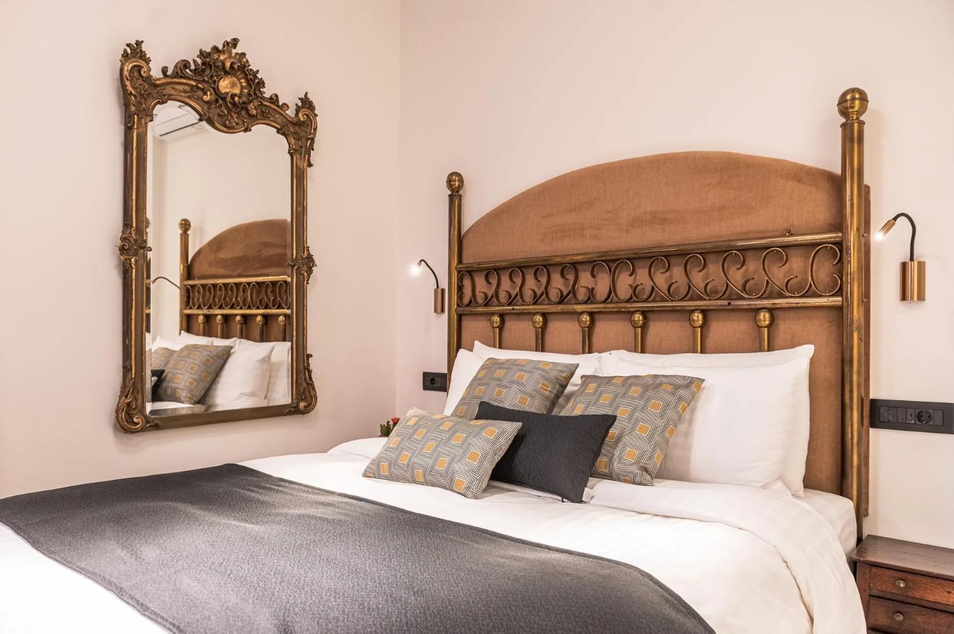 Bed in Silo Luxury Rooms