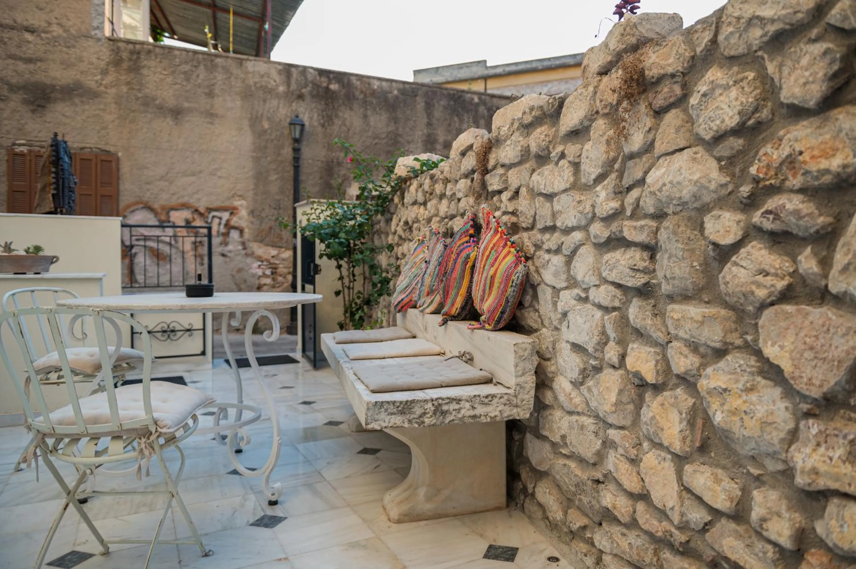 Patio in Silo Luxury Rooms