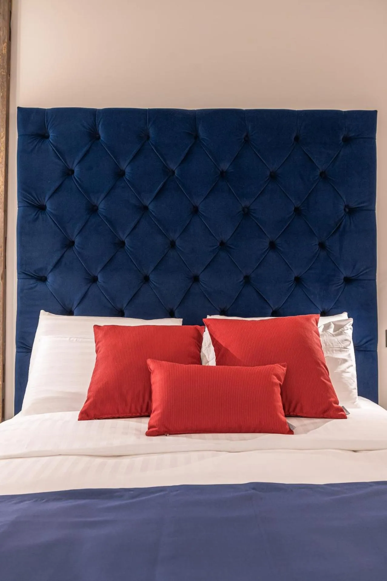 Bed in Silo Luxury Rooms